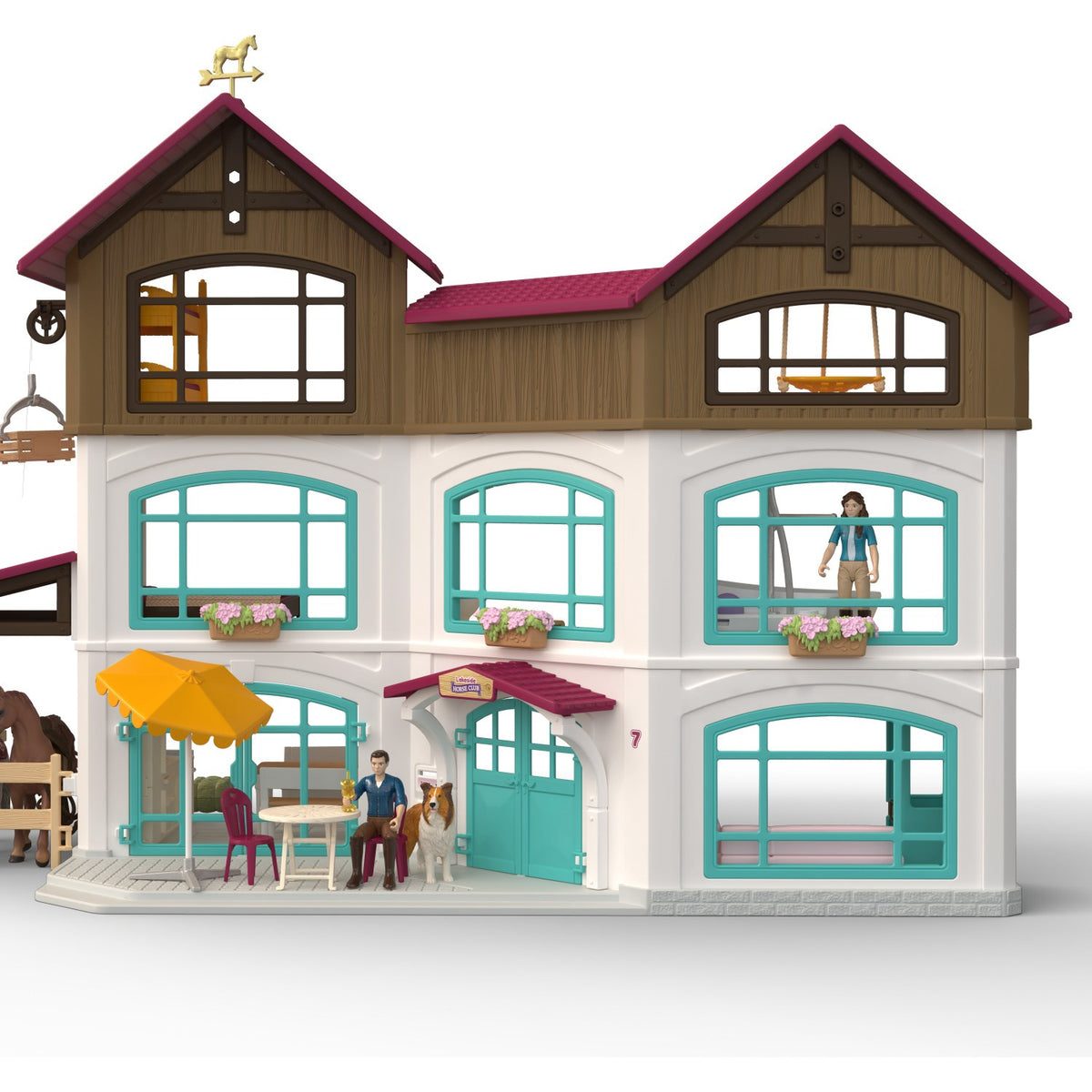Schleich Lakeside Villa & Hestefold