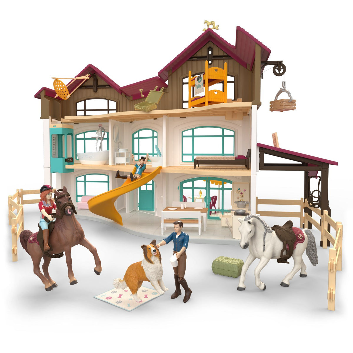 Schleich Lakeside Villa & Hestefold