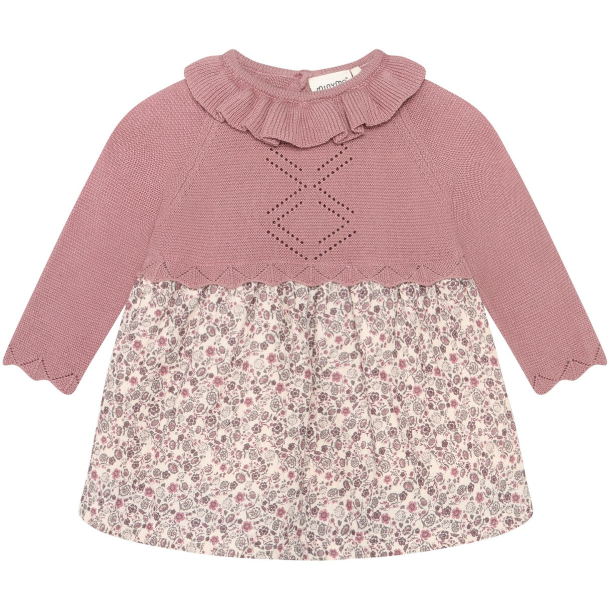Minymo Nostalgia Rose Dress Ls Aop
