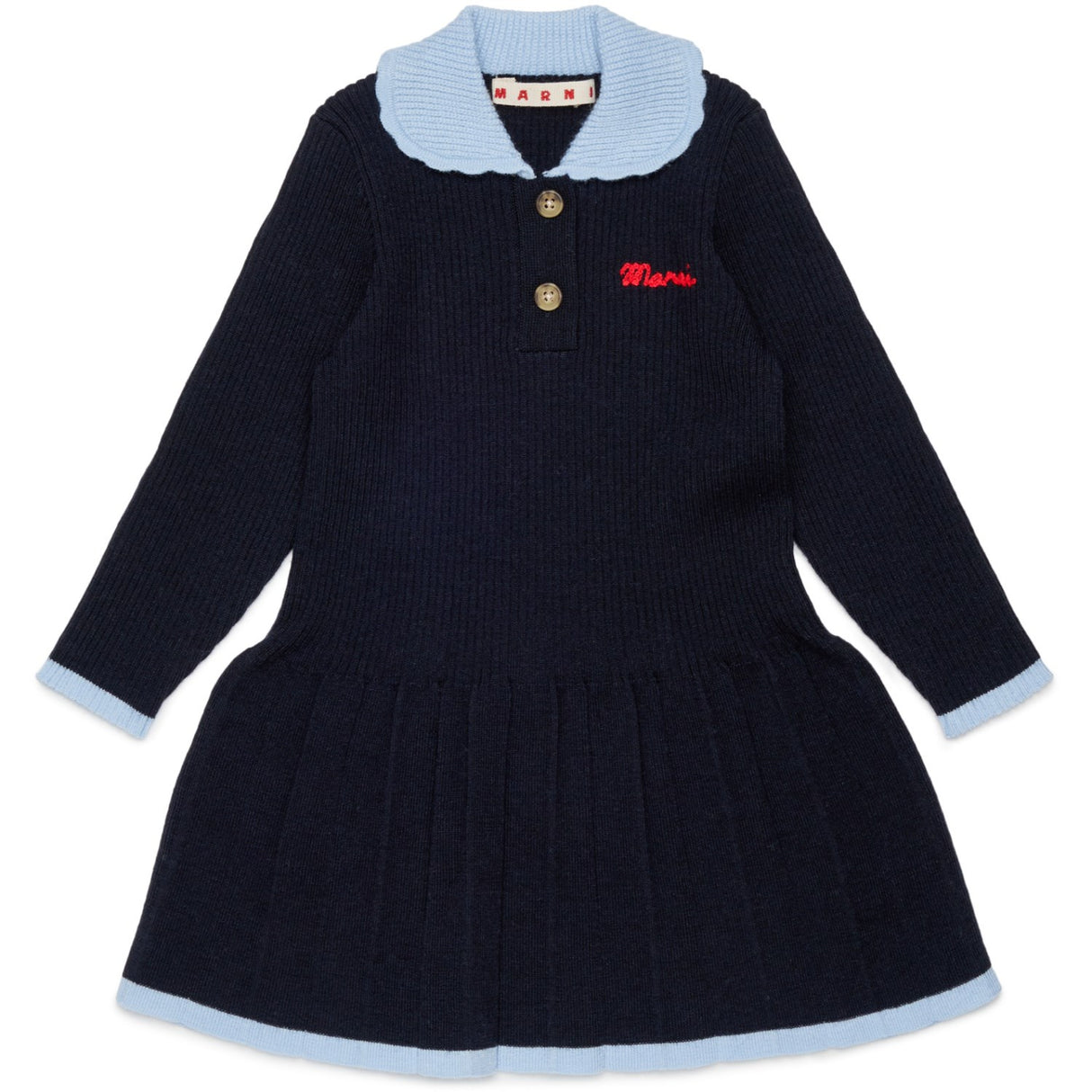 Marni Dark Sea Blue Dress