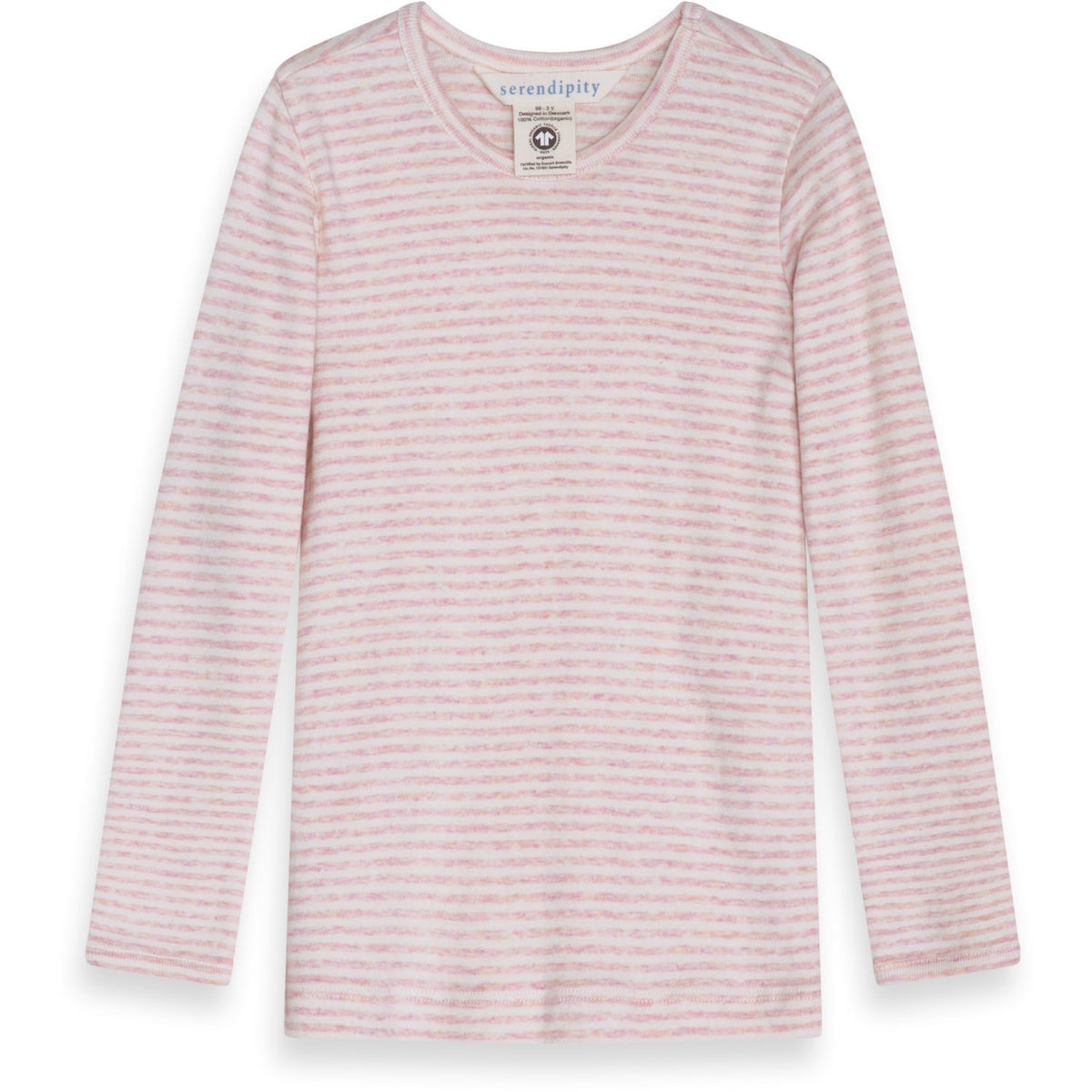 Serendipity Orchid/Offwhite Slim Stripe