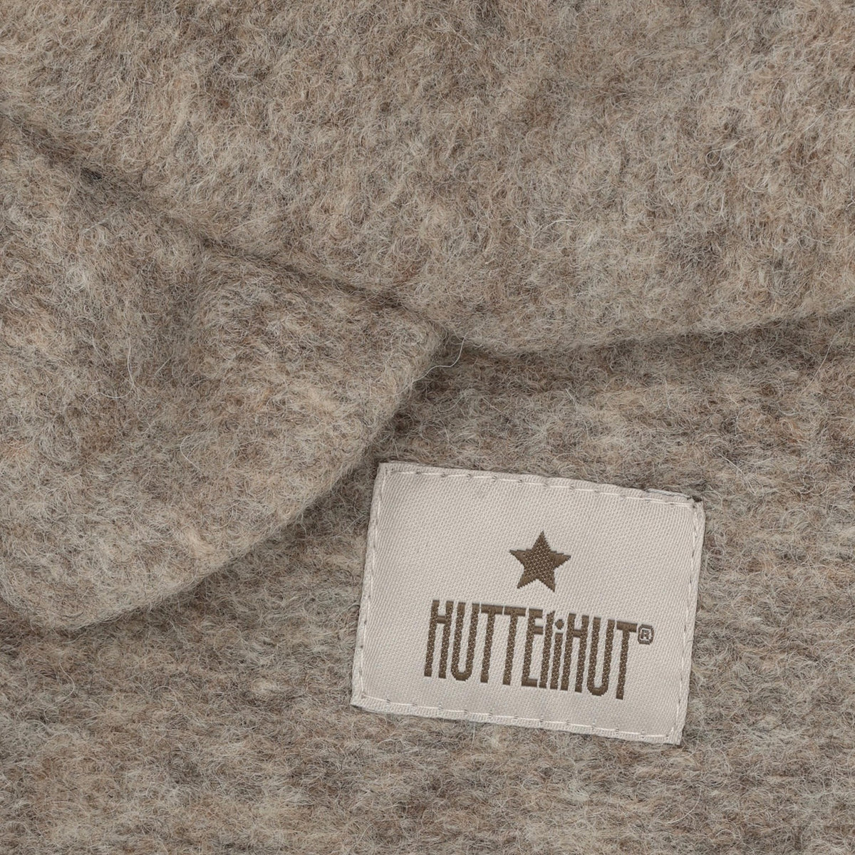 Huttelihut Camel Melange Balaclava Ears Wool