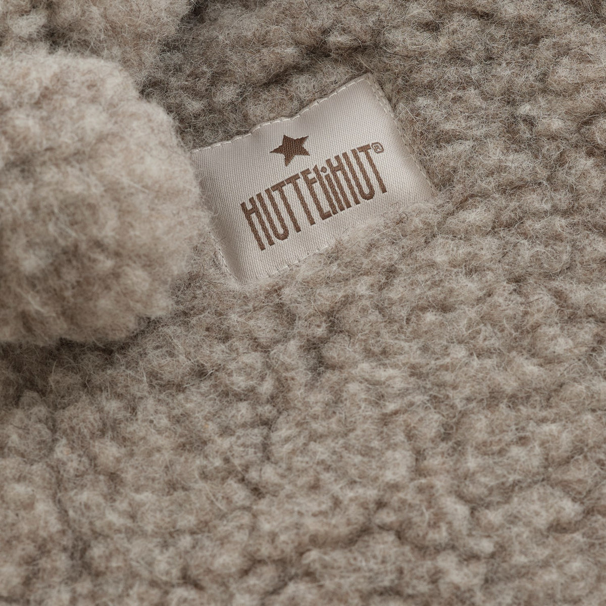 Huttelihut Camel Melange Jacket Pixie Wool Teddy W. Lin