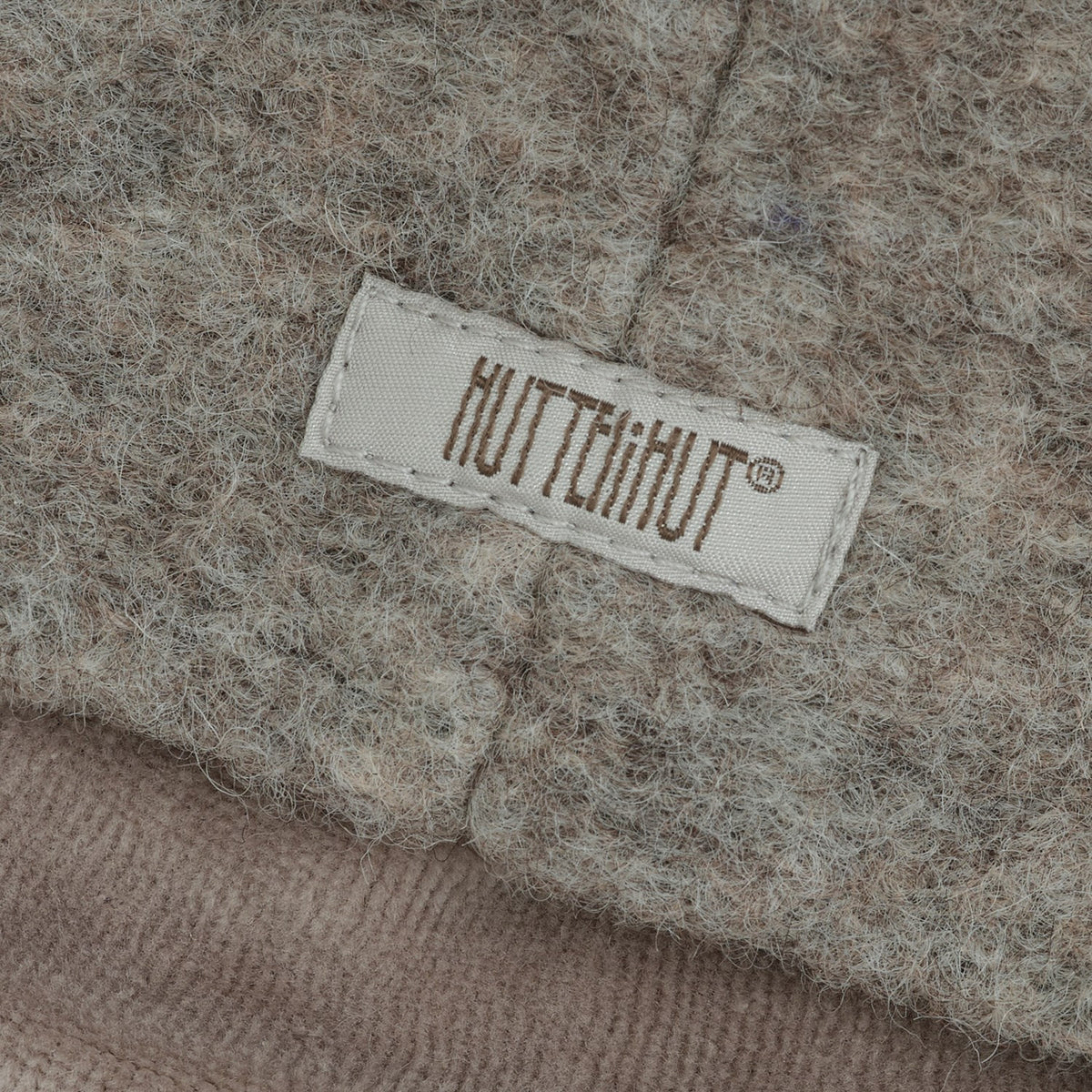 Huttelihut Camel Melange Bonnet Wool Alpaca Pompom