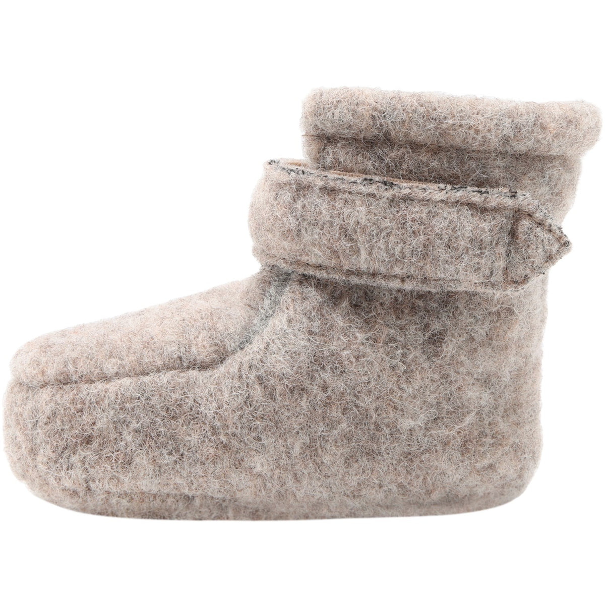 Huttelihut Camel Melange Boots Wool W. Velcro