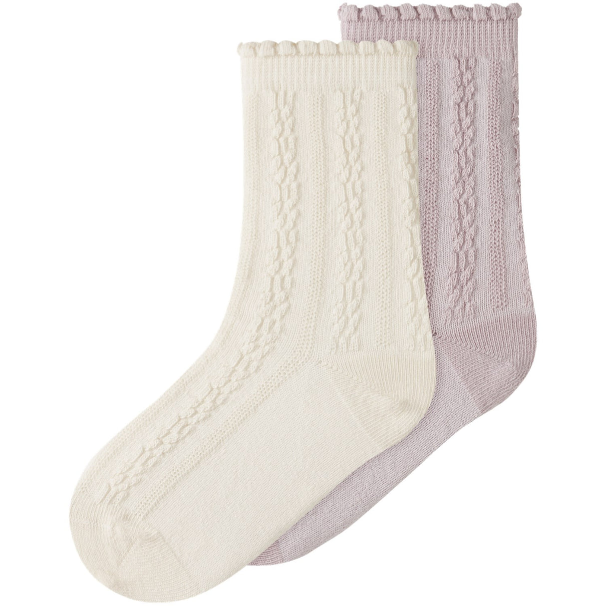 Lil'Atelier Turtledove Hushed Violet Nmfkendra 2-Pack Socks Lil