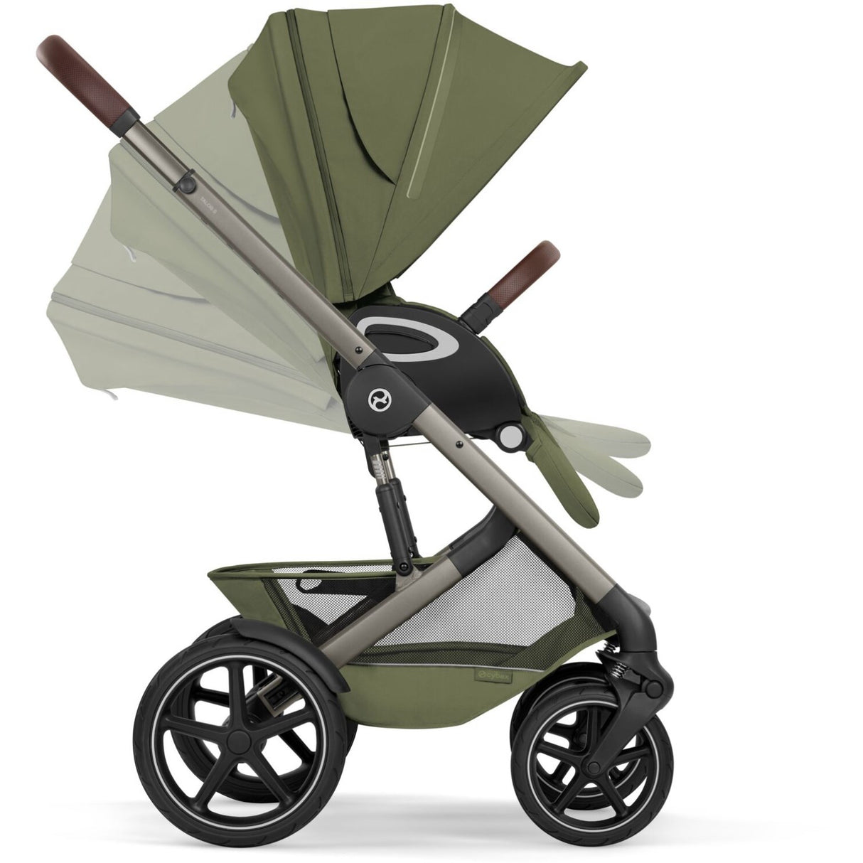Cybex Moss Green Talos S Lux Tpe Including Foldable Cot