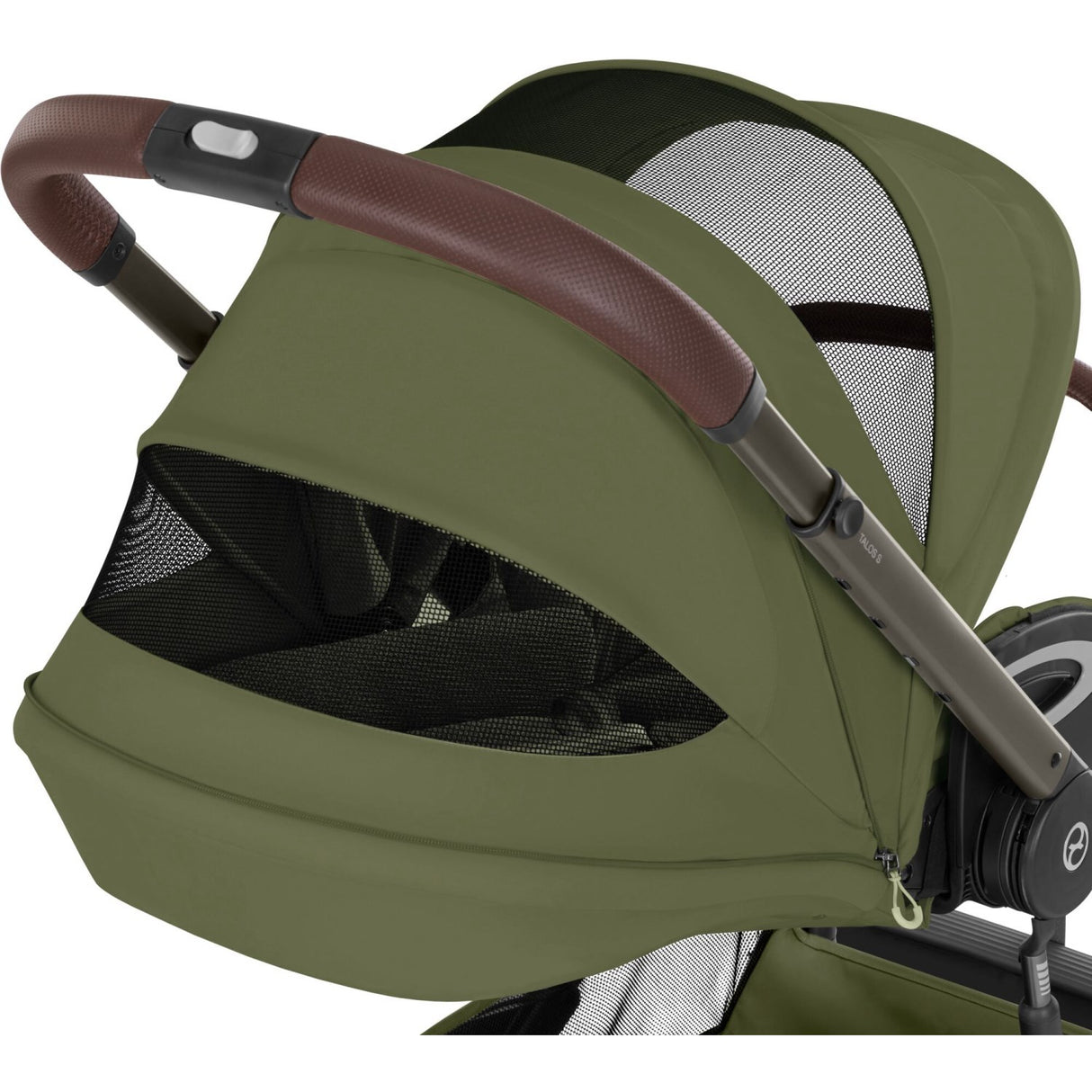 Cybex Moss Green Talos S Lux Tpe Including Foldable Cot