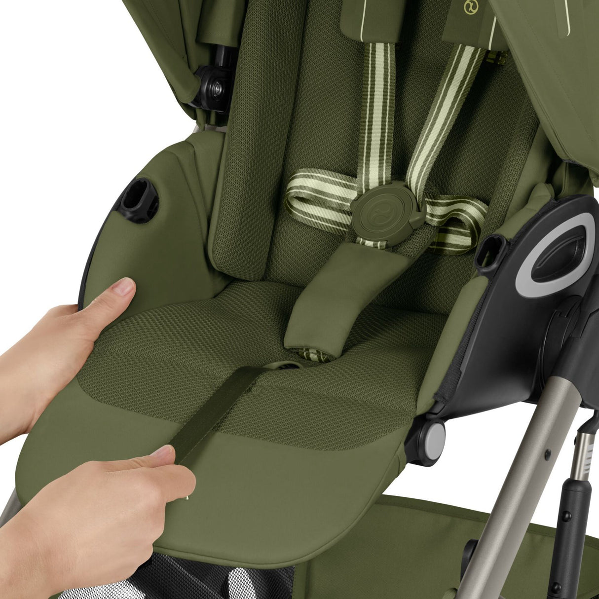 Cybex Moss Green Talos S Lux Tpe Including Foldable Cot