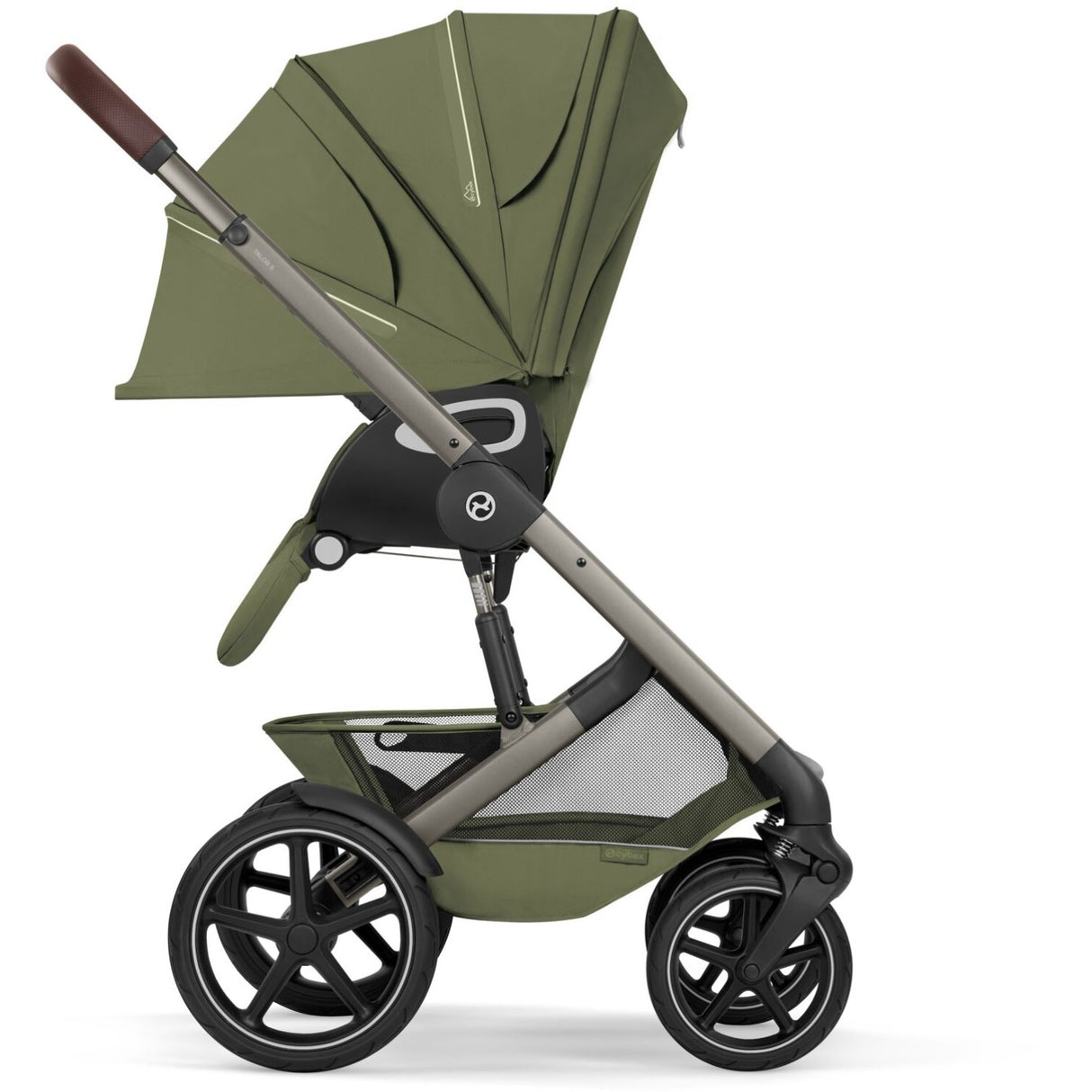 Cybex Moss Green Talos S Lux Tpe Including Foldable Cot