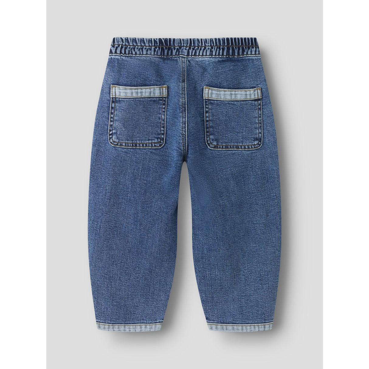 Name It Medium Blue Denim Nmfbella Barrel Dnm Jeans 4431-Bc