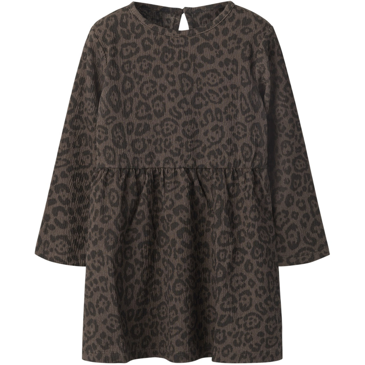 Name It Chocolate Brown Nmflinna Ls Dress