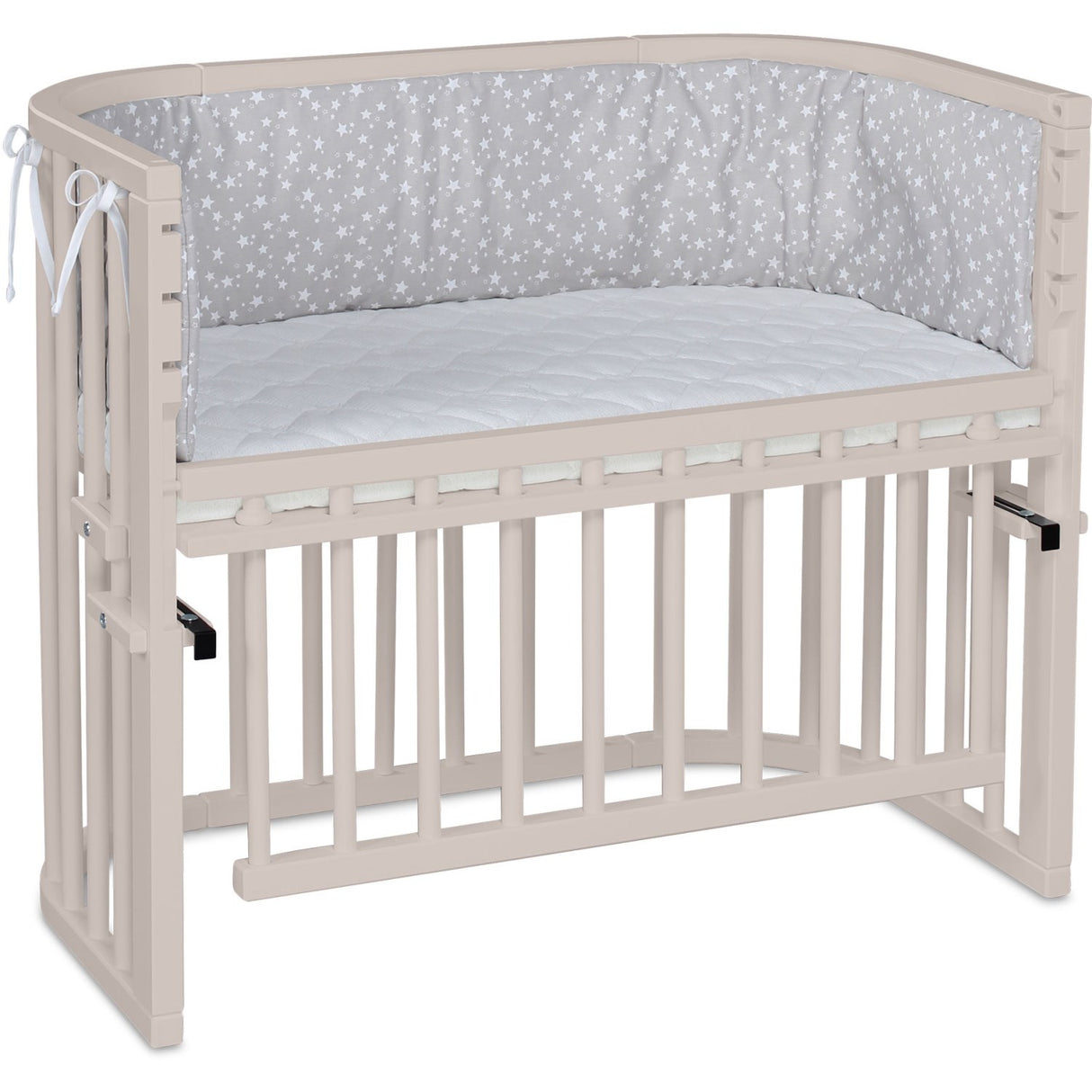 babybay® Beige Varnished Maxi Comfort Plus Co-sleeper