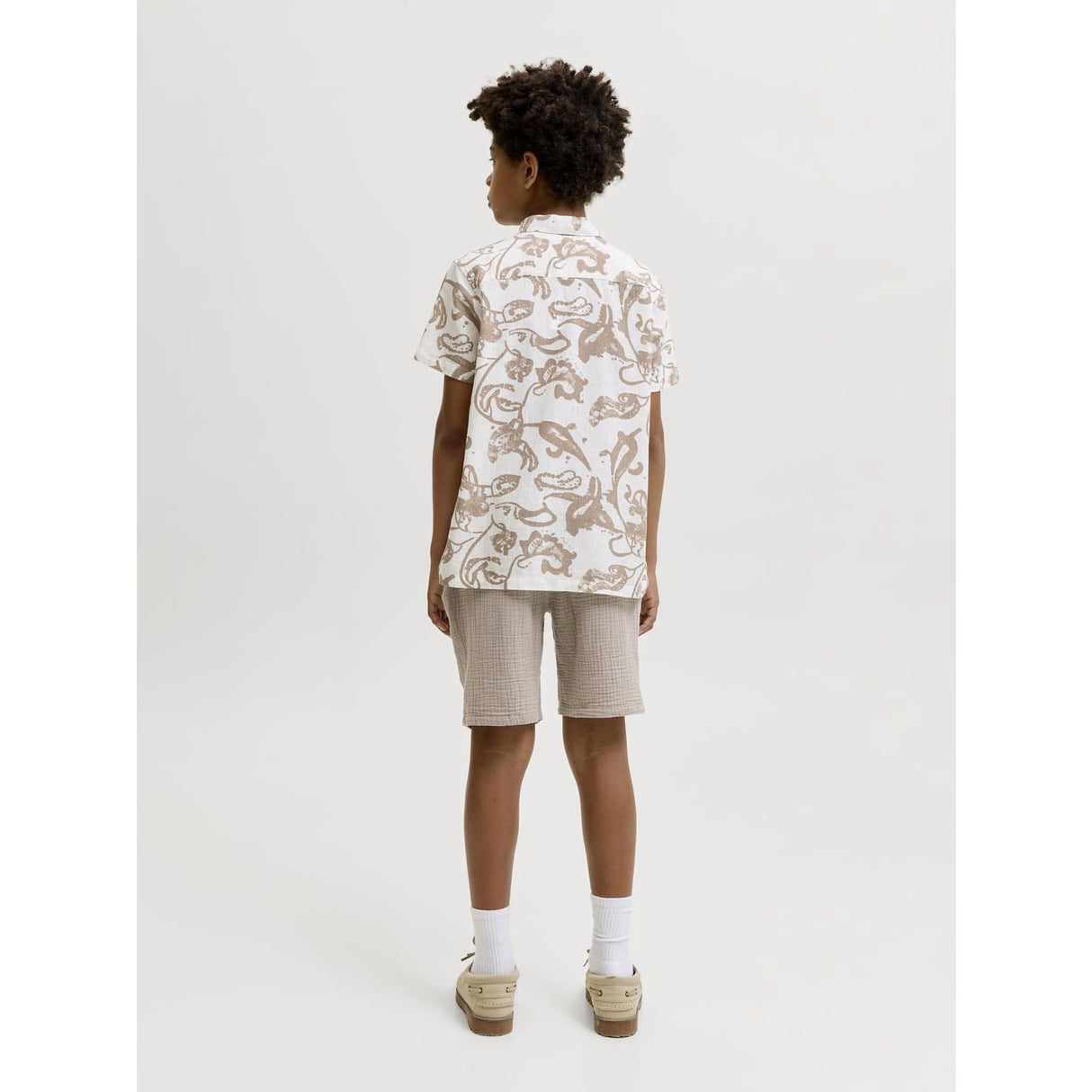 Jack & Jones Junior Vintage Khaki Jpstjaiden Patras Jogger Short Srt Jnr