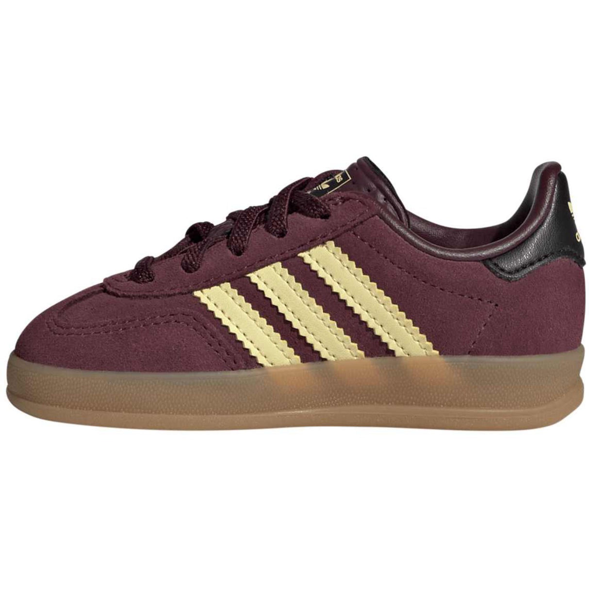 adidas Originals Maroon Almost Yellow Gold Met. Gazelle Indoor Cf El I Sneakers