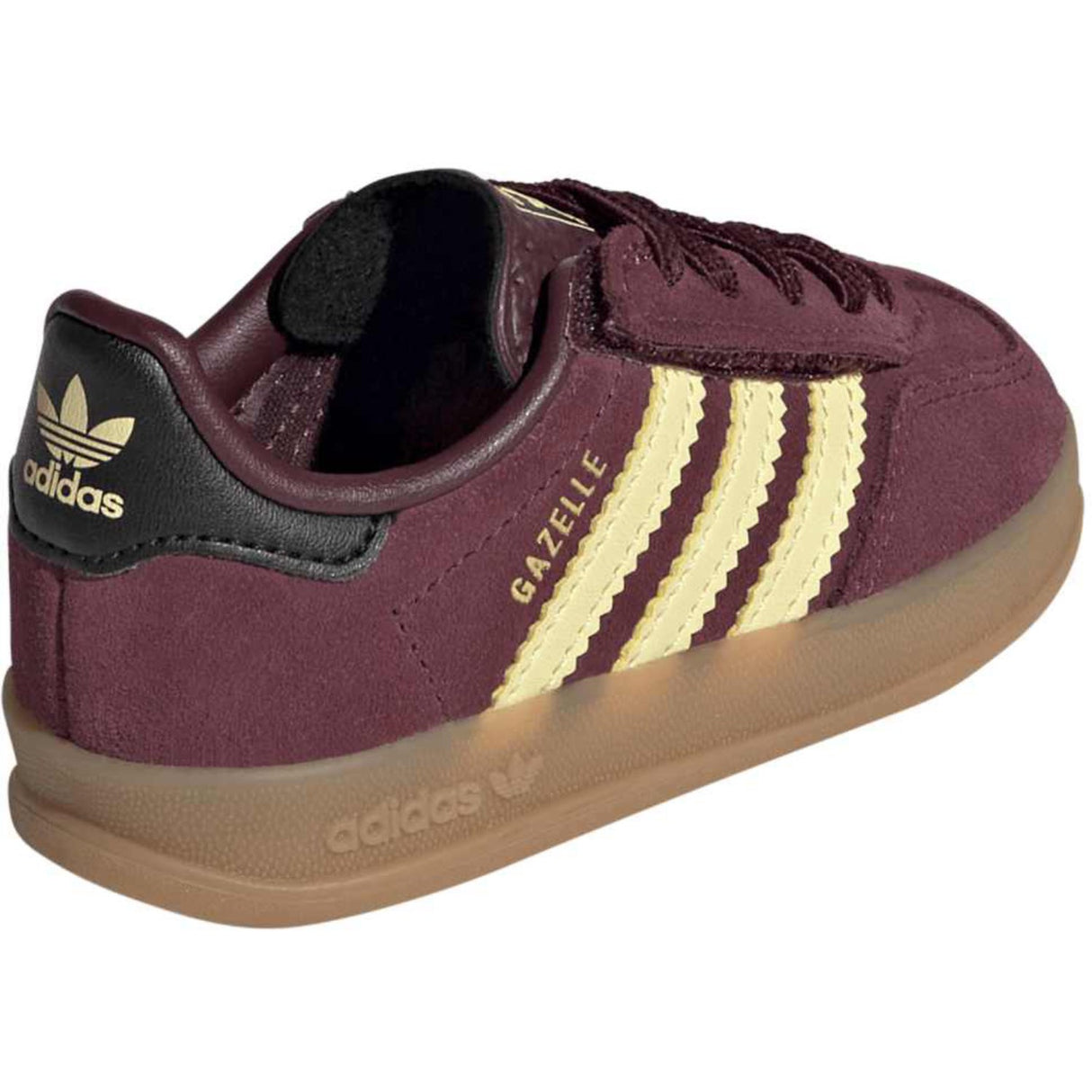 adidas Originals Maroon Almost Yellow Gold Met. Gazelle Indoor Cf El I Sneakers