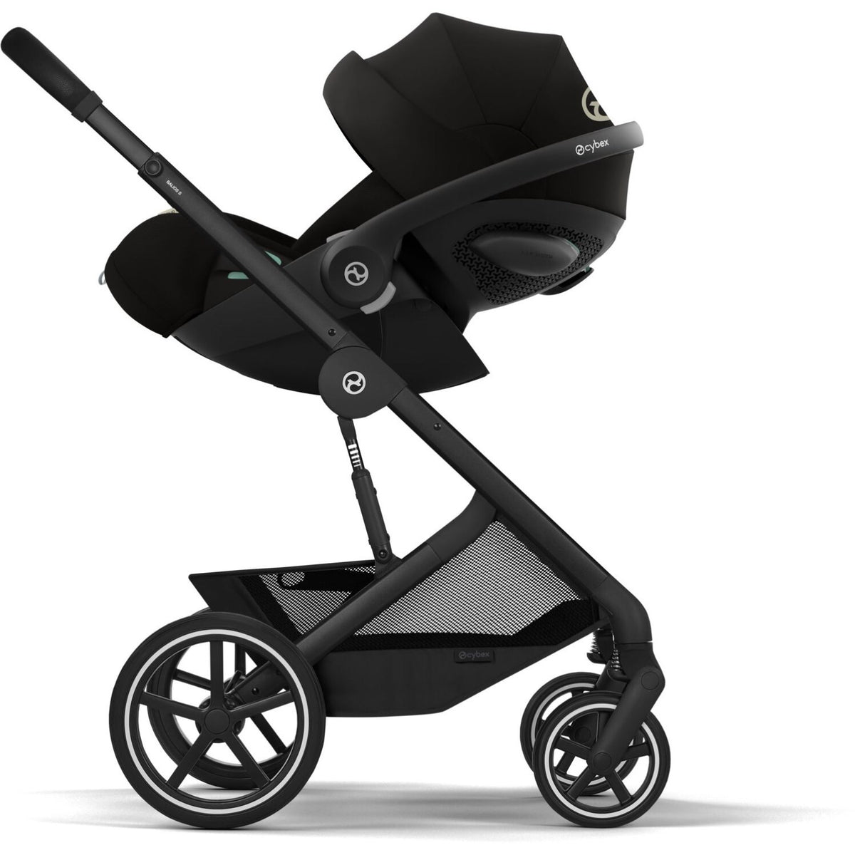 Cybex Moon Black Balios S Lux Blk Including Foldable Cot
