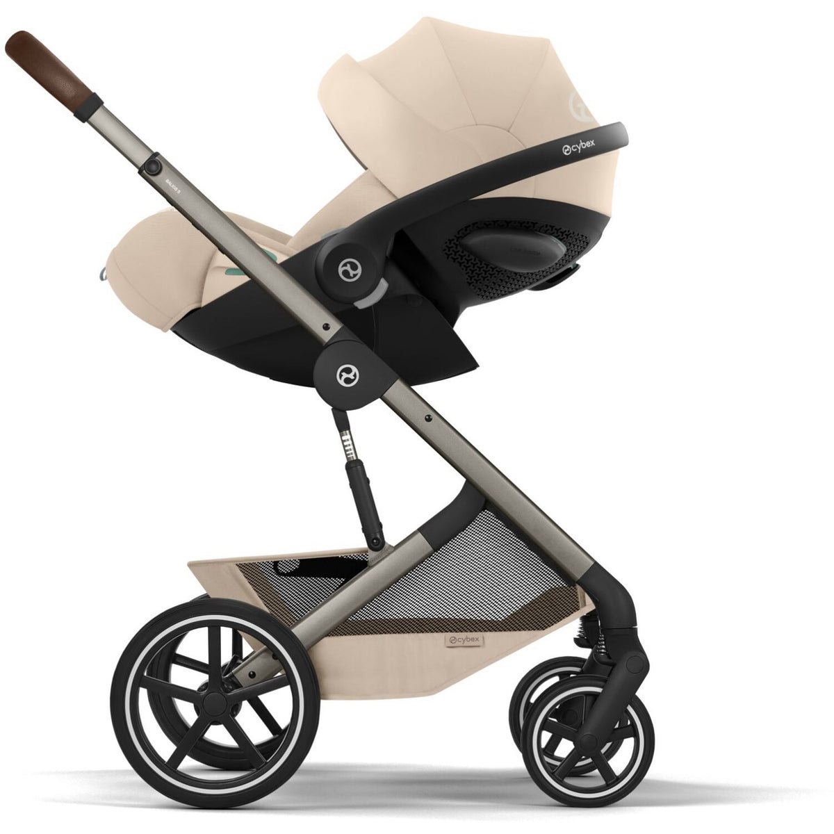 Cybex Almond Beige Balios S Lux Tpe Including Foldable Cot