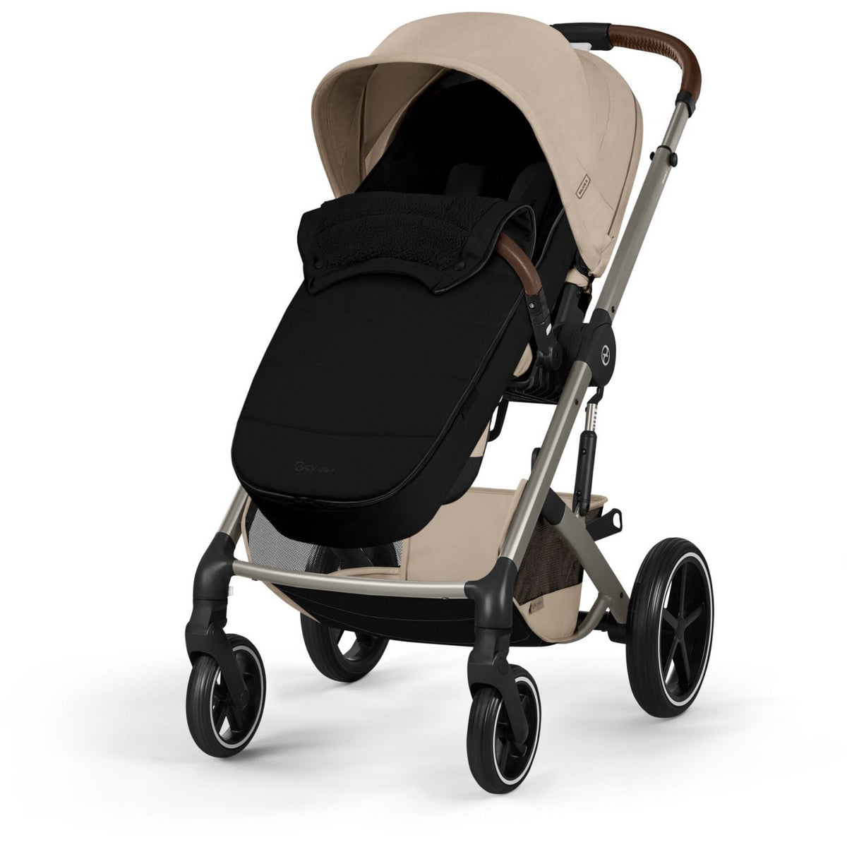 Cybex Almond Beige Balios S Lux Tpe Including Foldable Cot