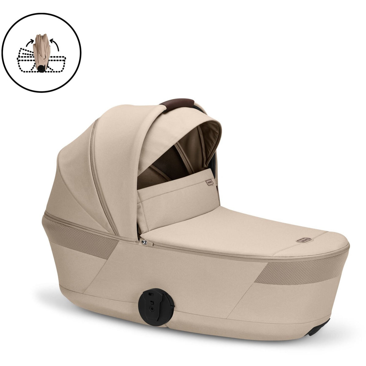 Cybex Almond Beige Balios S Lux Tpe Including Foldable Cot