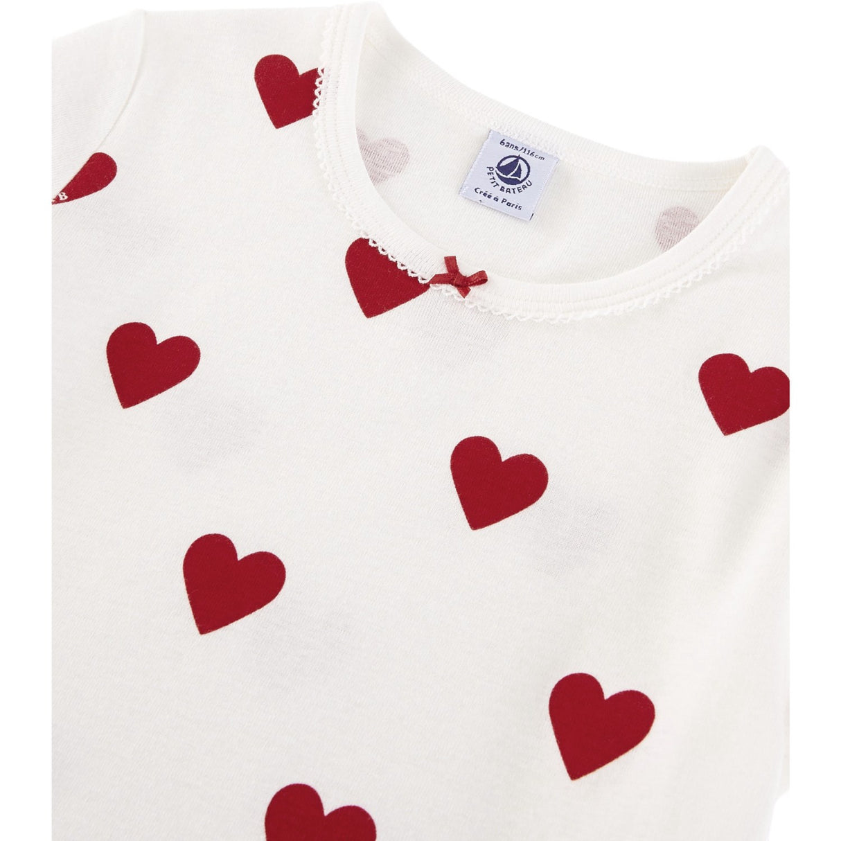 Petit Bateau MARSHMALLOW/TERKUIT Short Sleeves Dress