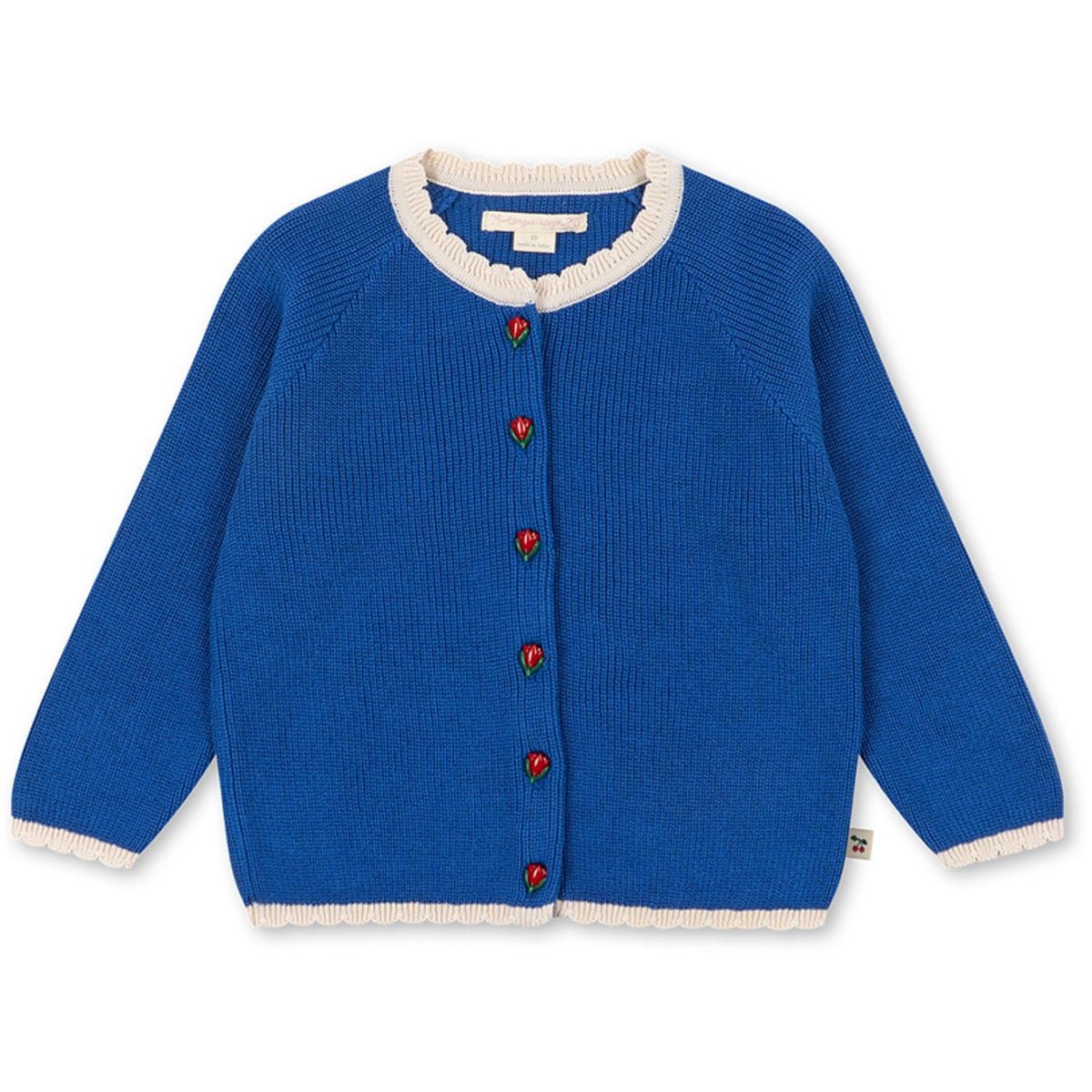 Konges Sløjd Blue Lallo Cardigan Gots