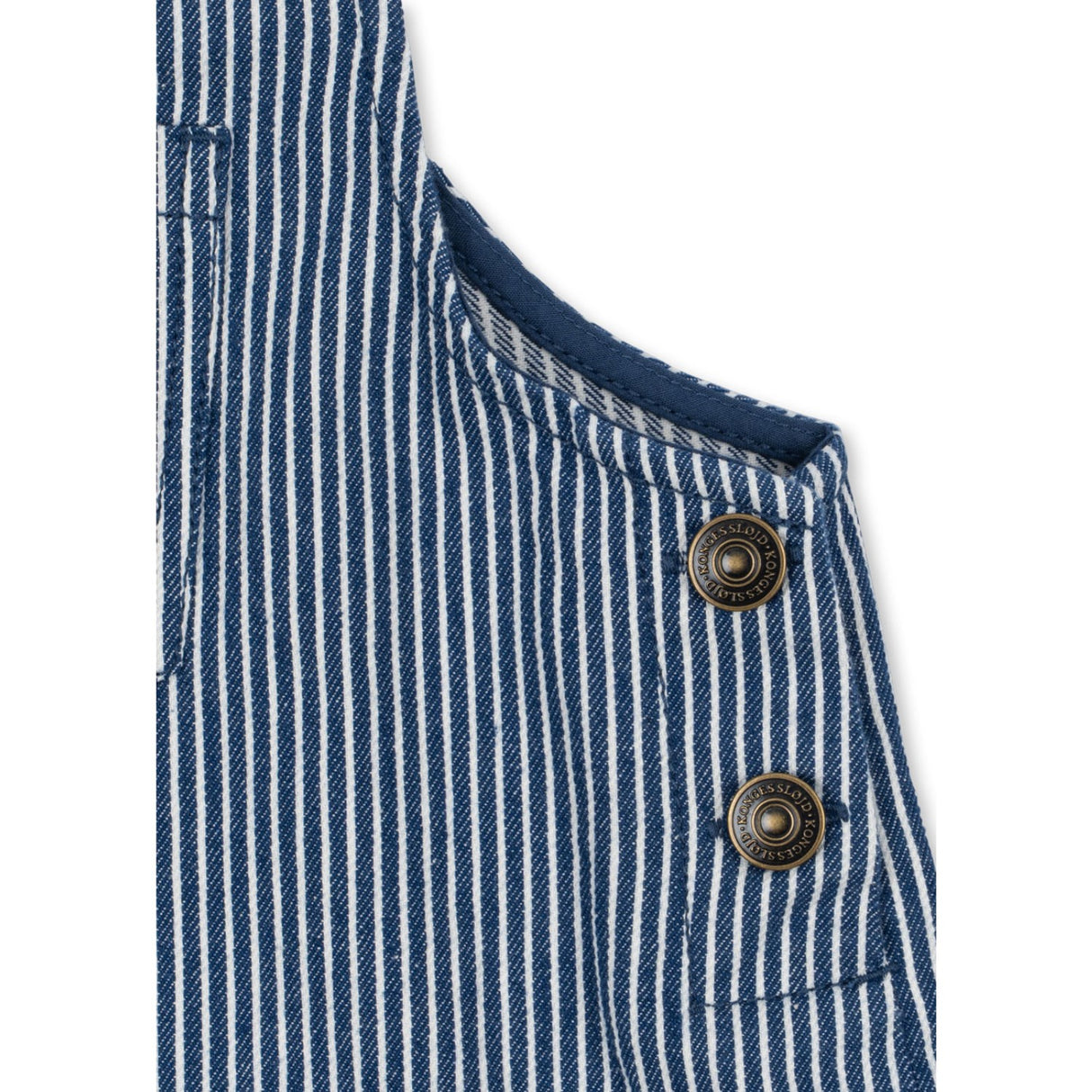 Konges Sløjd Blue Stripe Luc Overalls Gots