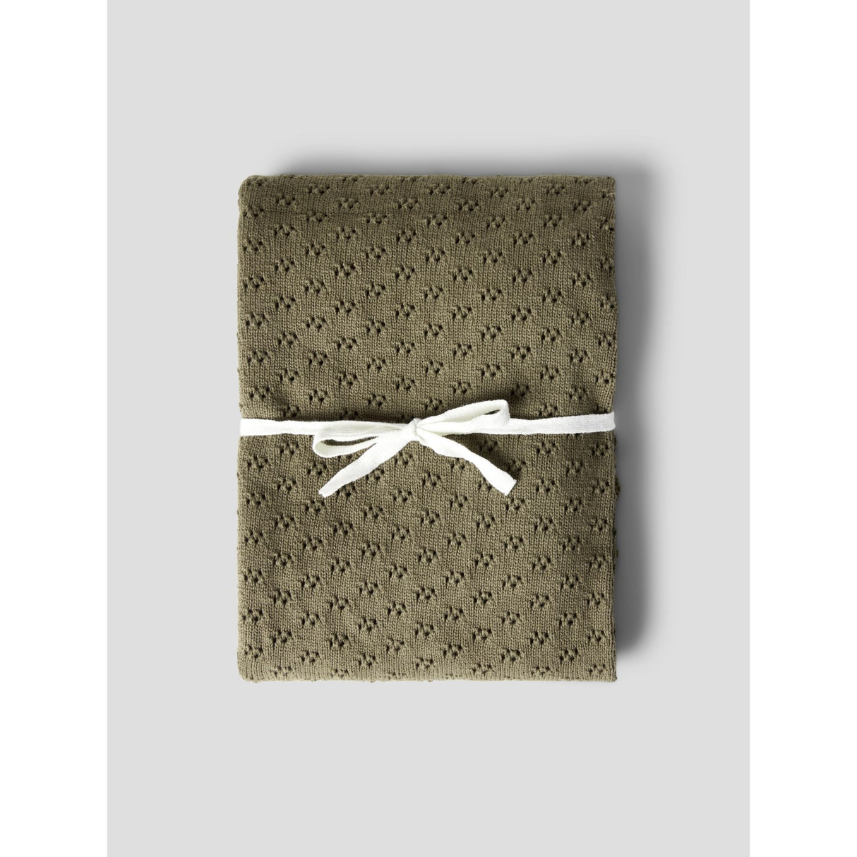 Lil'Atelier Teak Nbnnilio Knit Blanket Lil