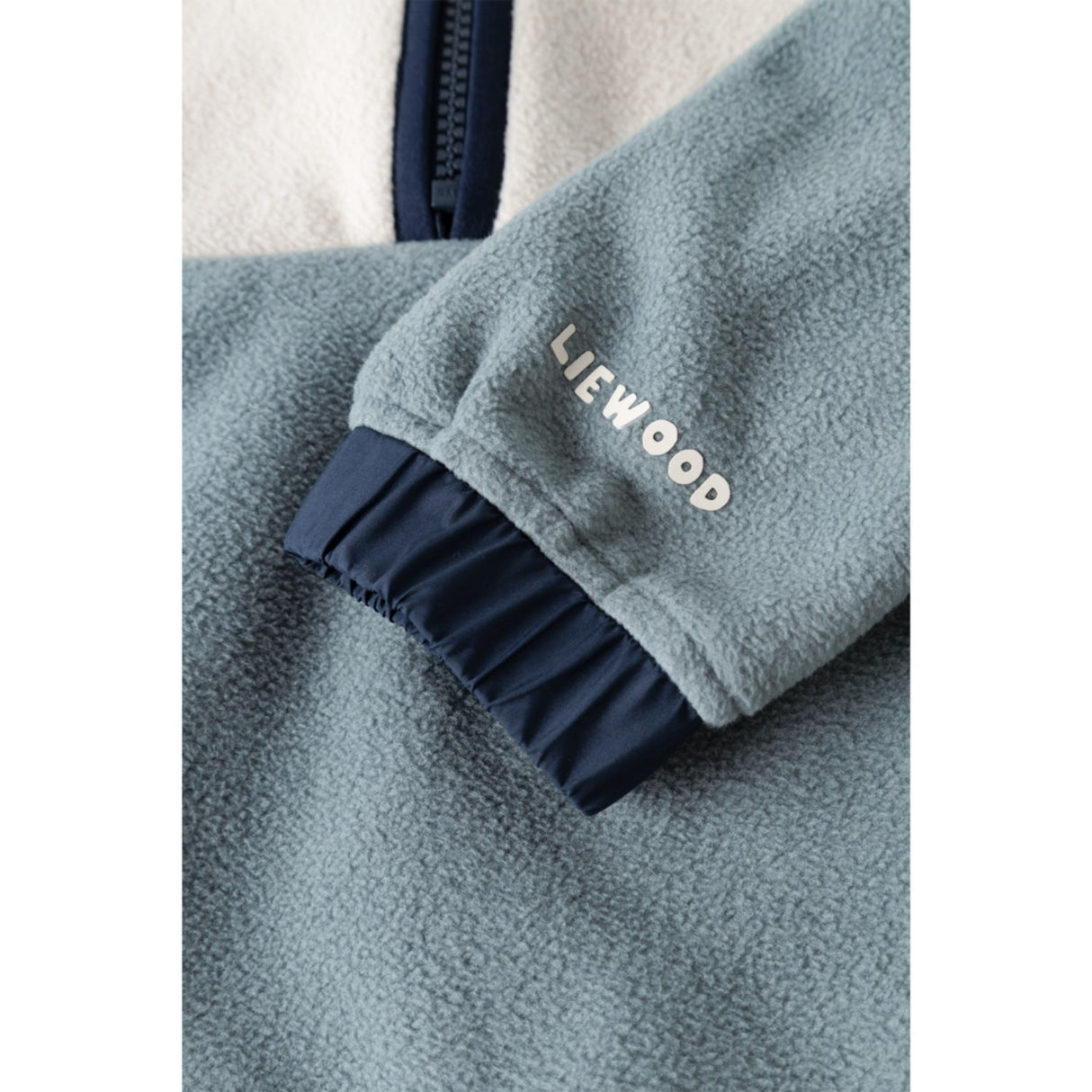 LIEWOOD Classic Navy Mix Wynn Fleece Half Zip Shirt