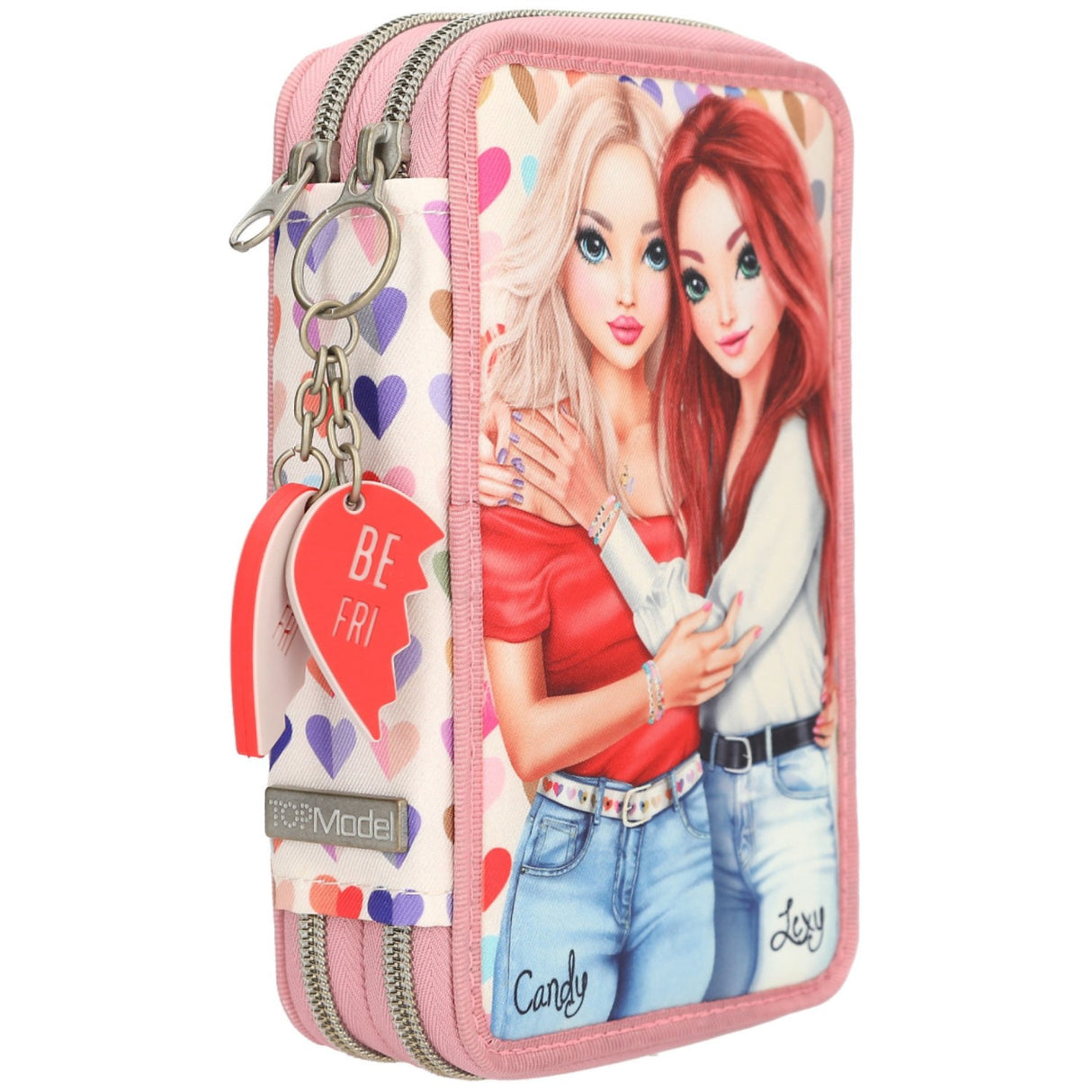 TOPModel Heart To Heart Double Pencil Case