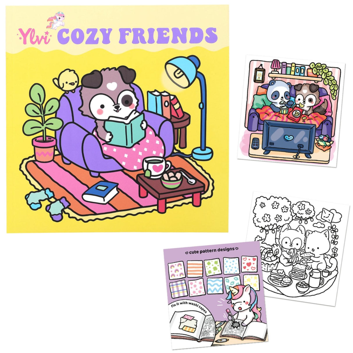 Ylvi COZY Friends Colouring Book