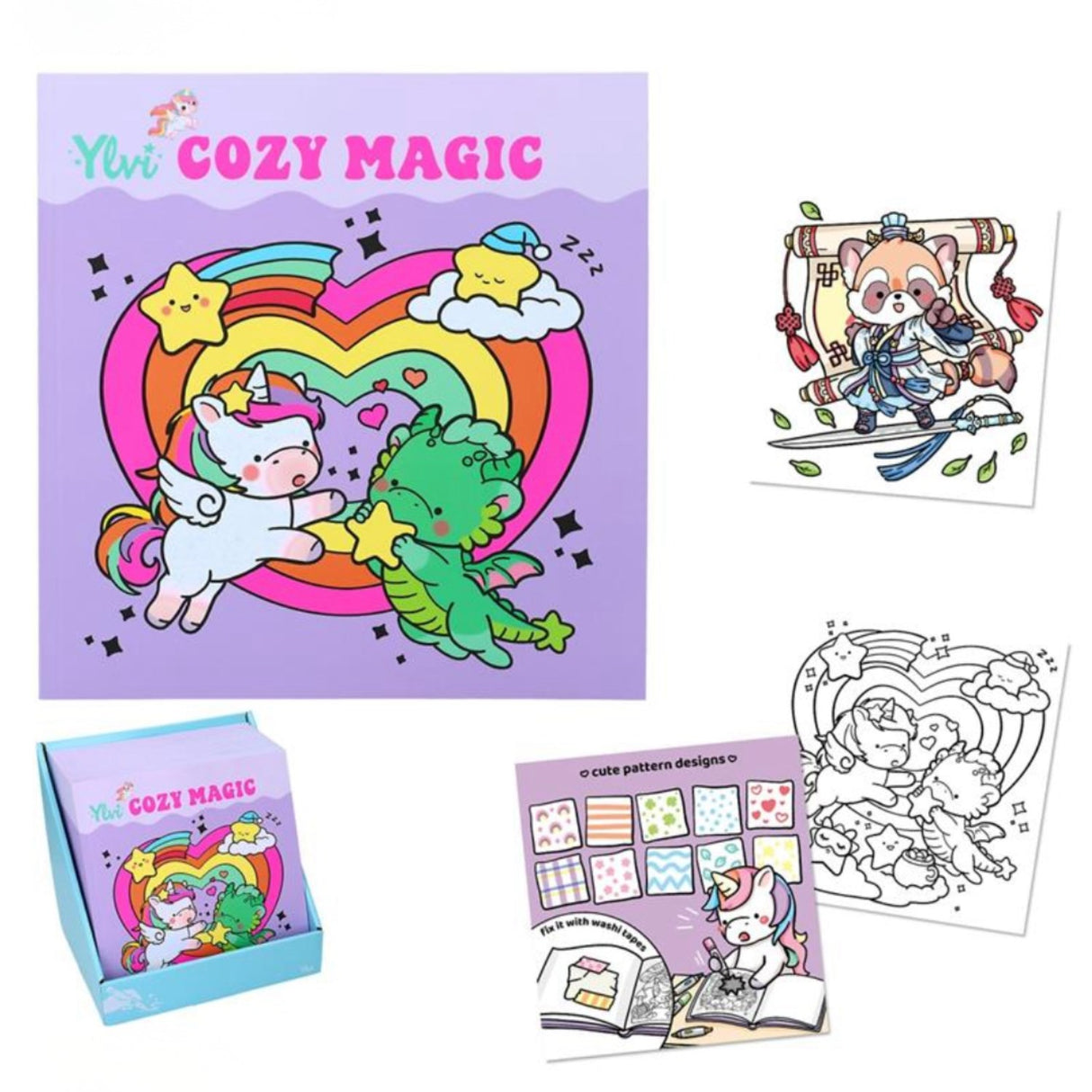 Ylvi COZY Magic Colouring Book