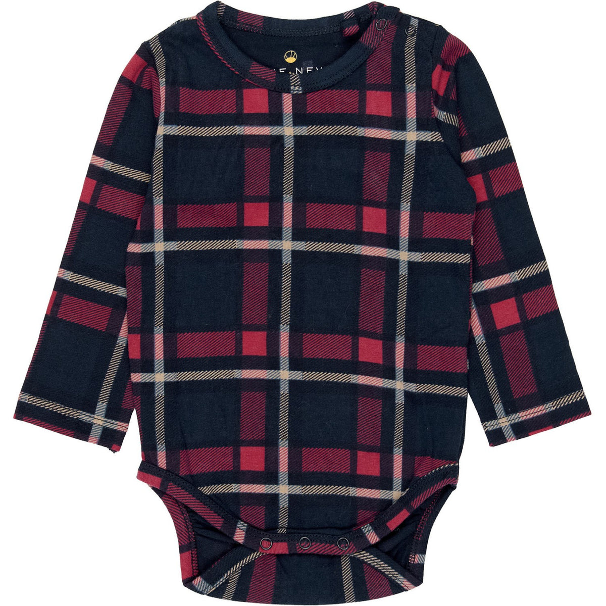 THE NEW Siblings Navy Blazer Check Tnsbholiday Tartan L_S Body