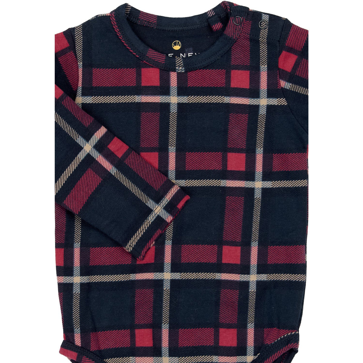 THE NEW Siblings Navy Blazer Check Tnsbholiday Tartan L_S Body