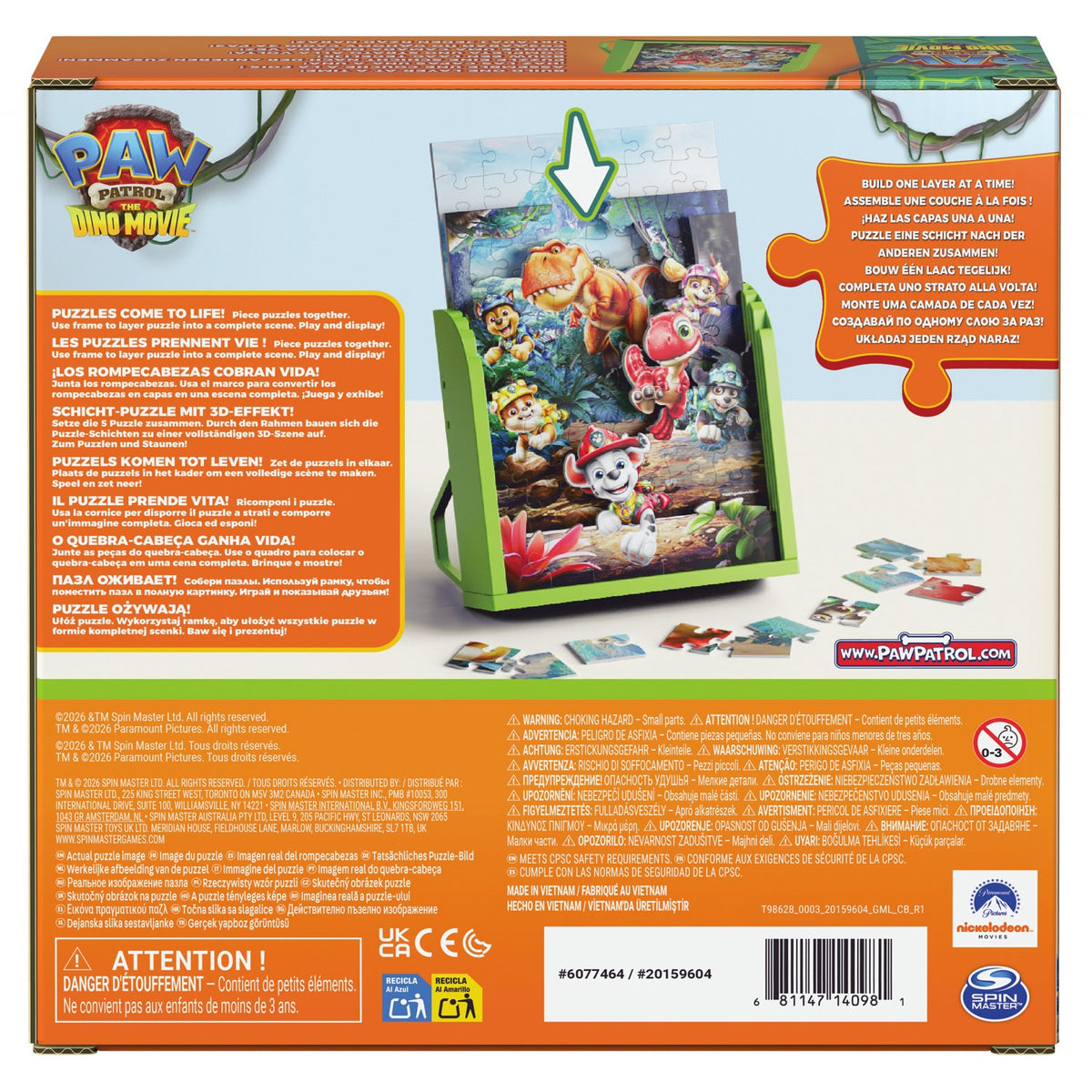 SM Games & Puzzles Movie 3 Læg & Udstil Puslespil