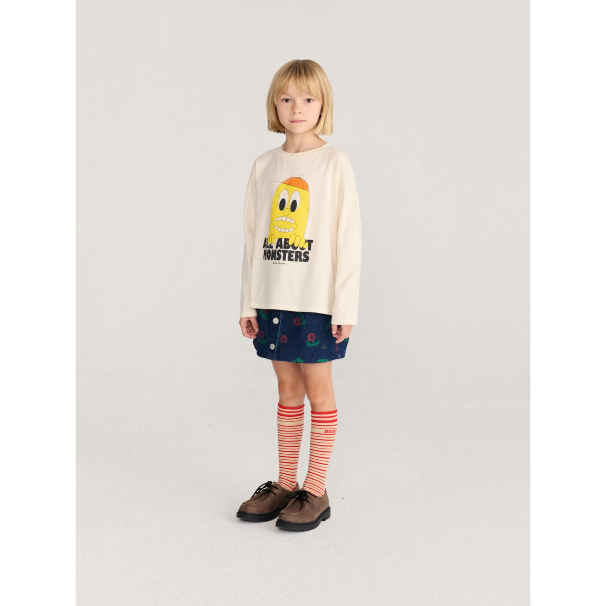 Bobo Choses Offwhite Bigtooth Lemon T-Shirt