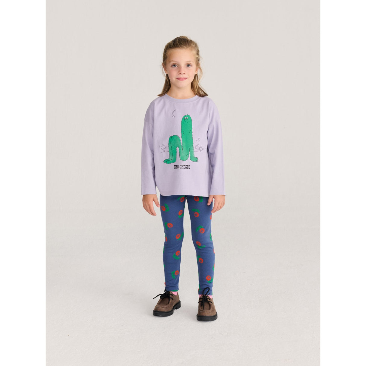 Bobo Choses Lavender Long Puff T-Shirt