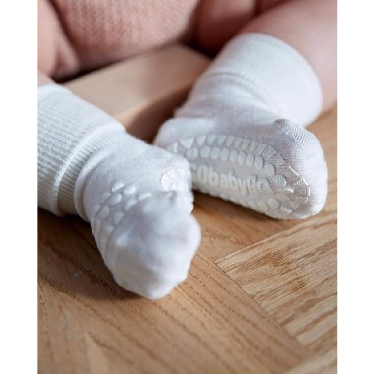 GObabyGO Non-slip Socks (offwhite)