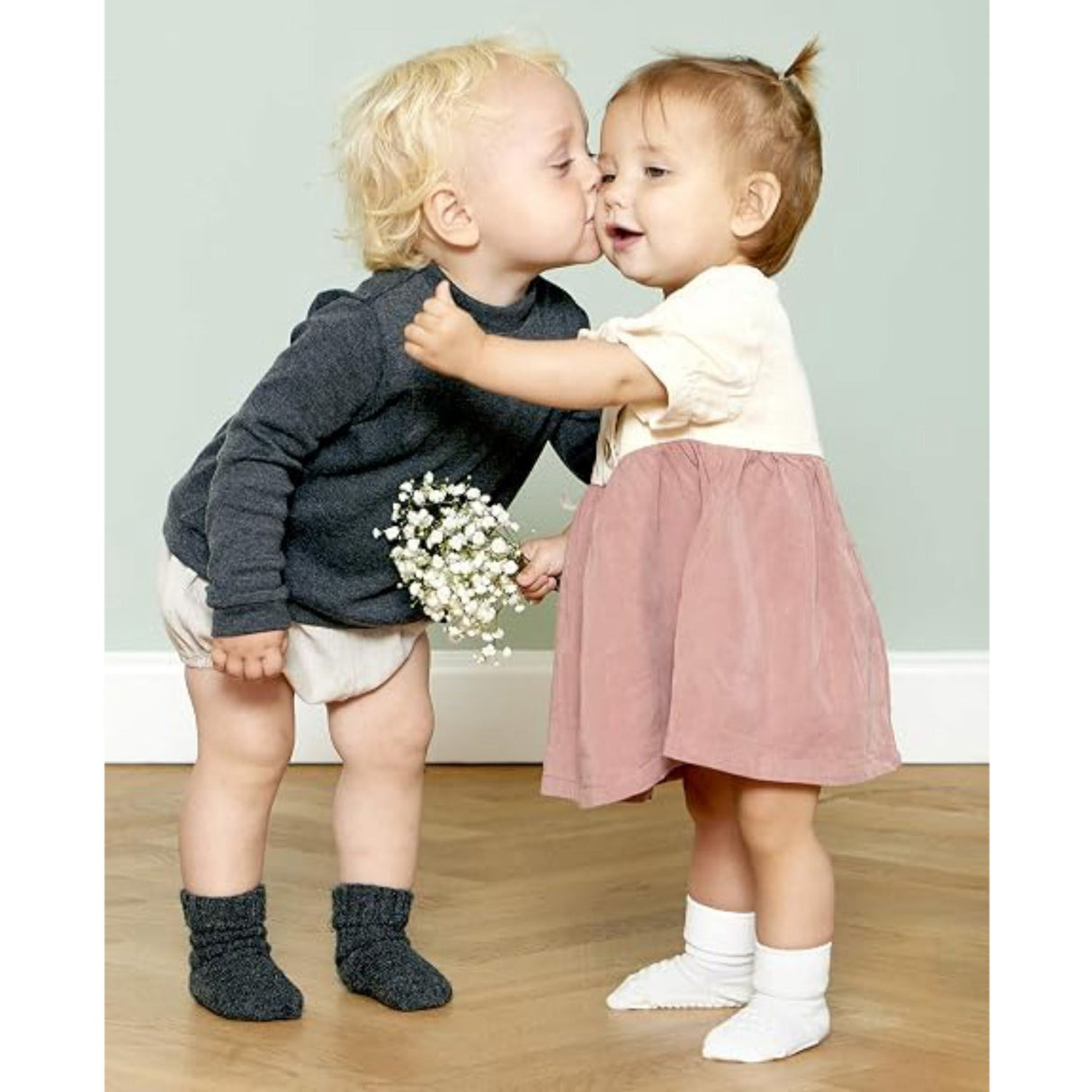 GObabyGO Non-slip Socks (offwhite)