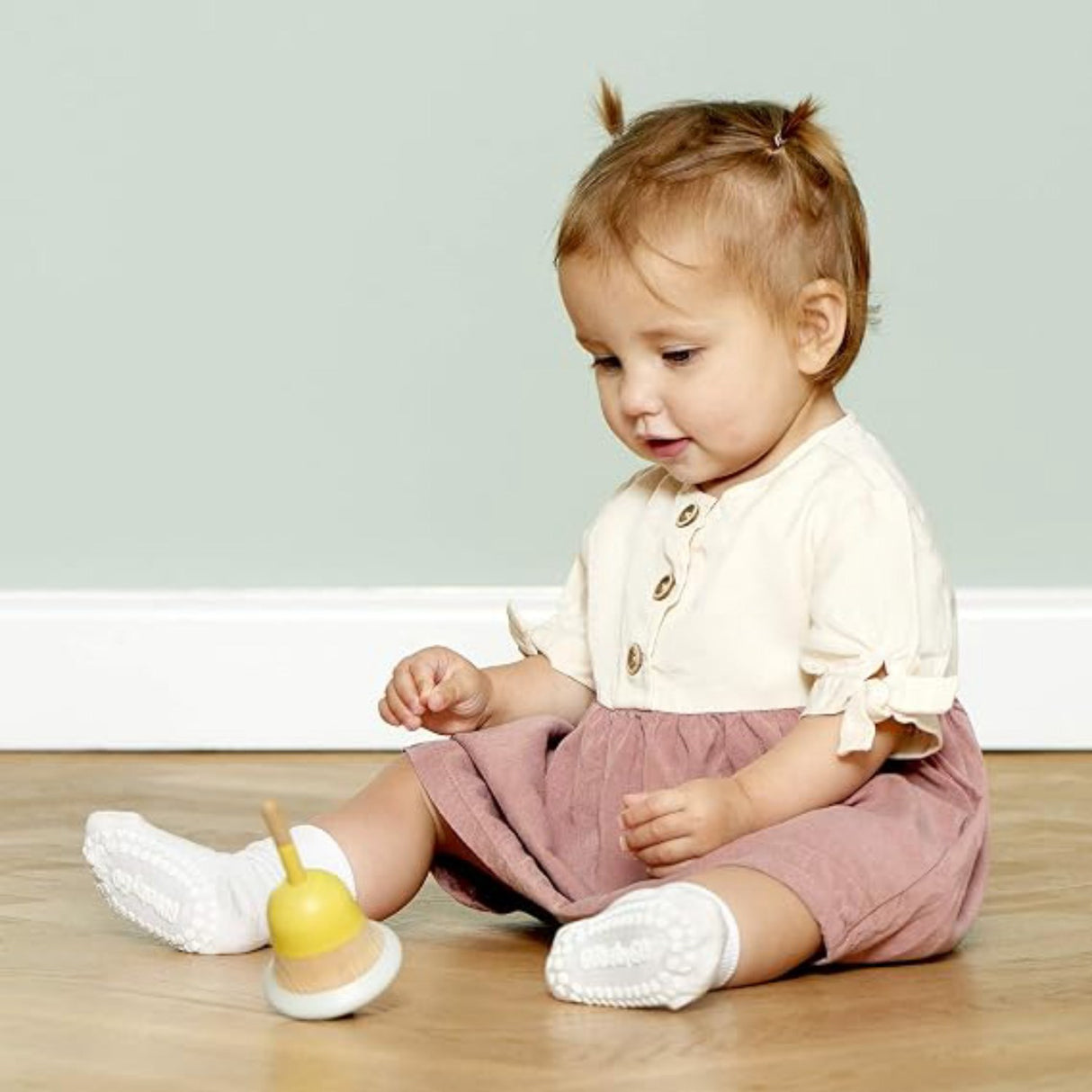 GObabyGO Non-slip Socks (offwhite)