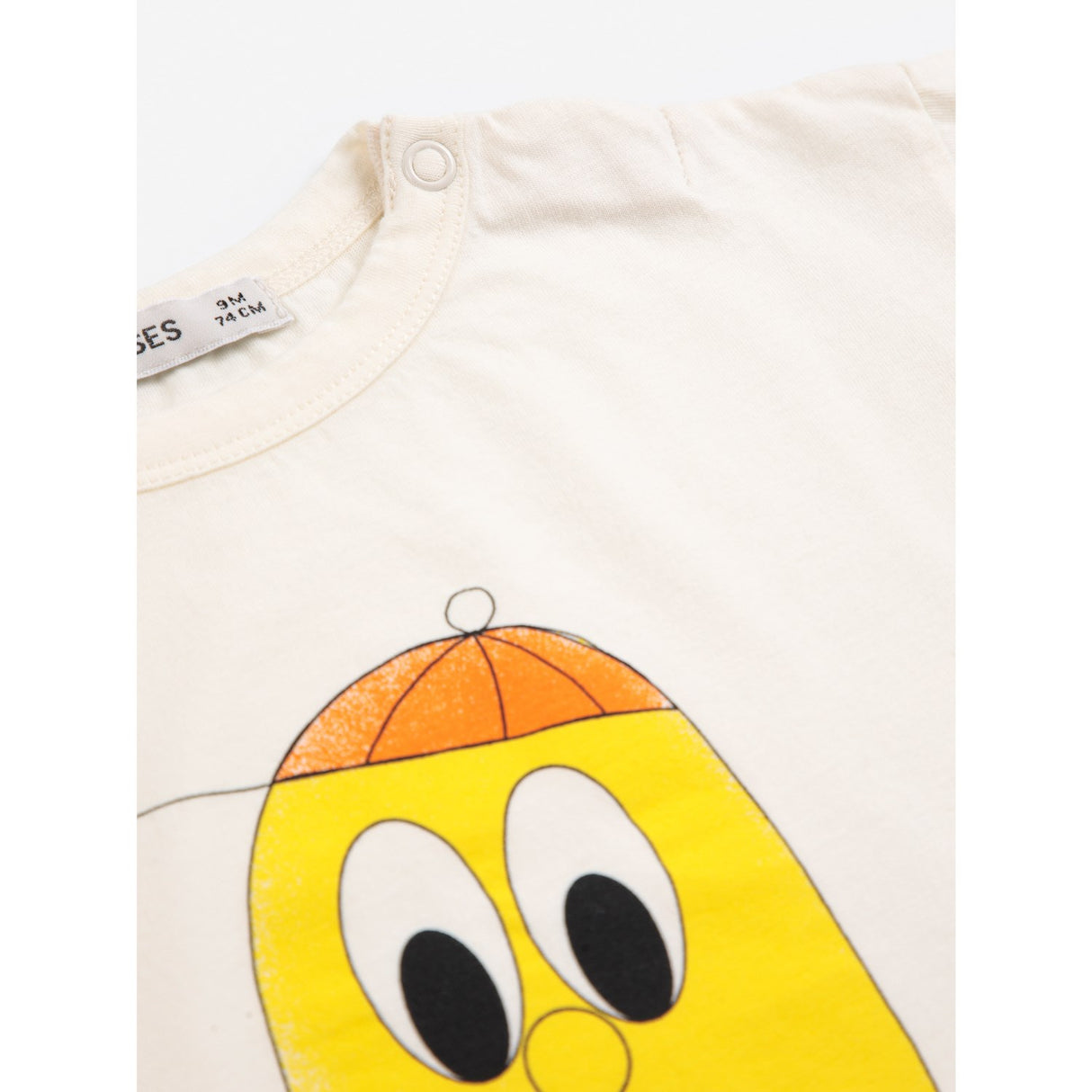 Bobo Choses Offwhite Bigtooth Lemon T-Shirt