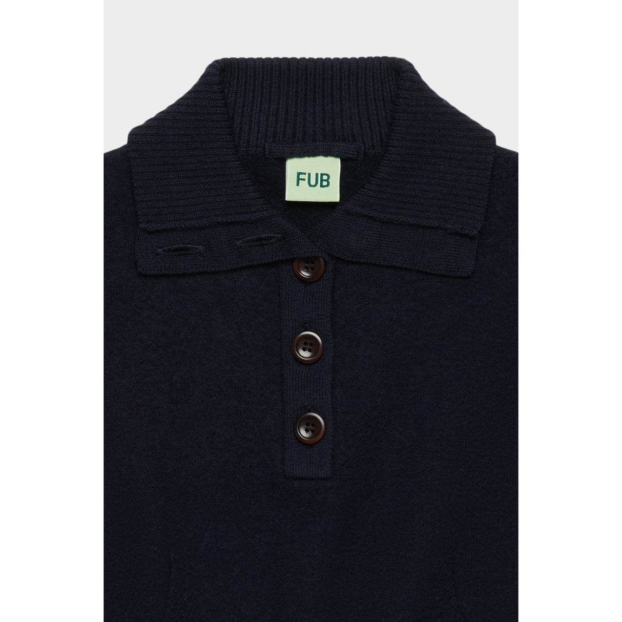 FUB Dark Navy Felted Anorak