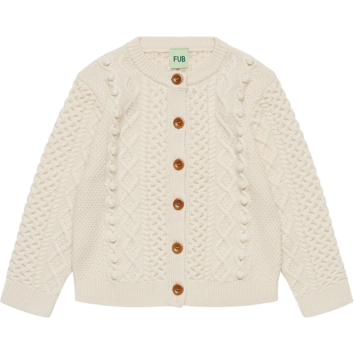 FUB Ecru Aran Cardigan