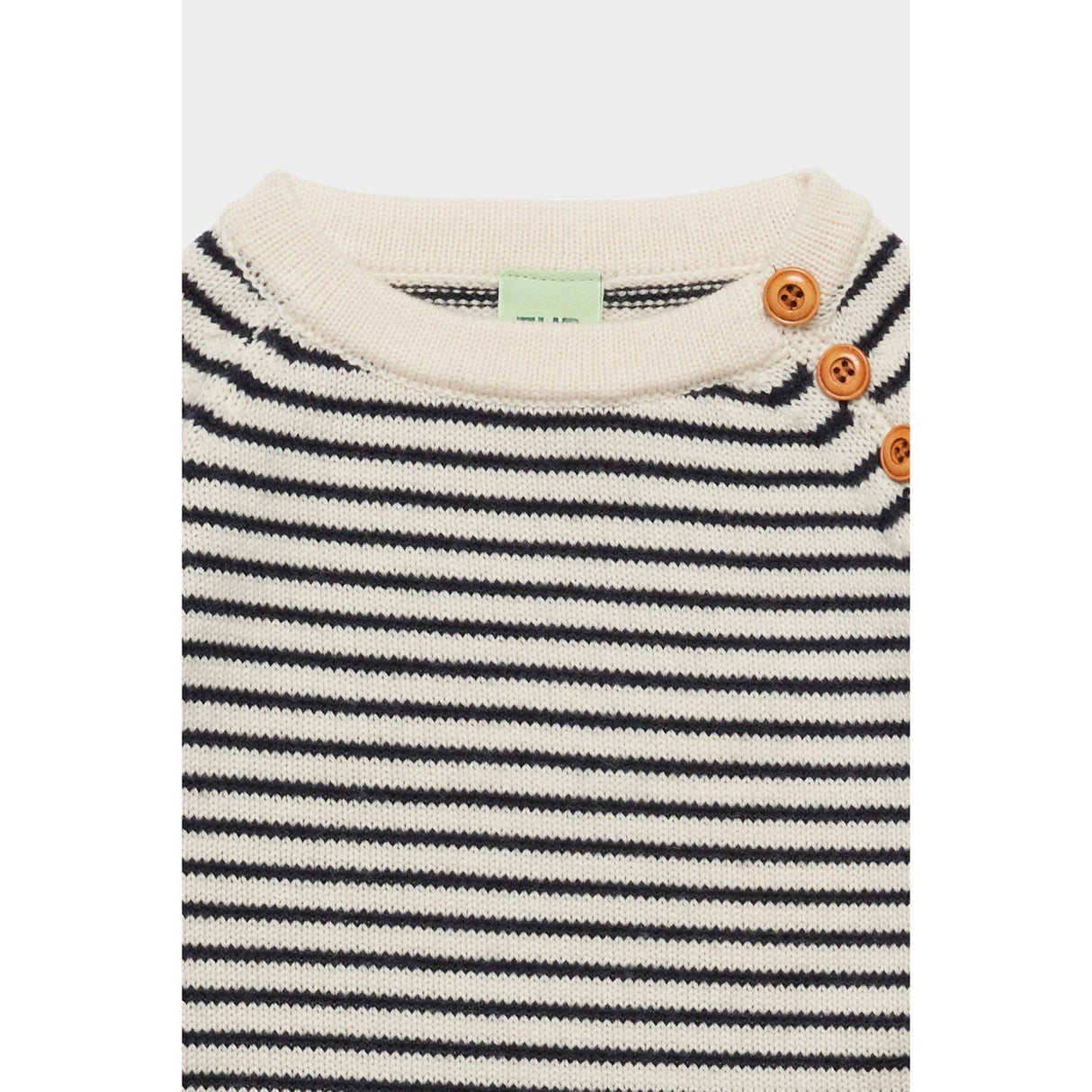 FUB Ecru/Navy Sweater