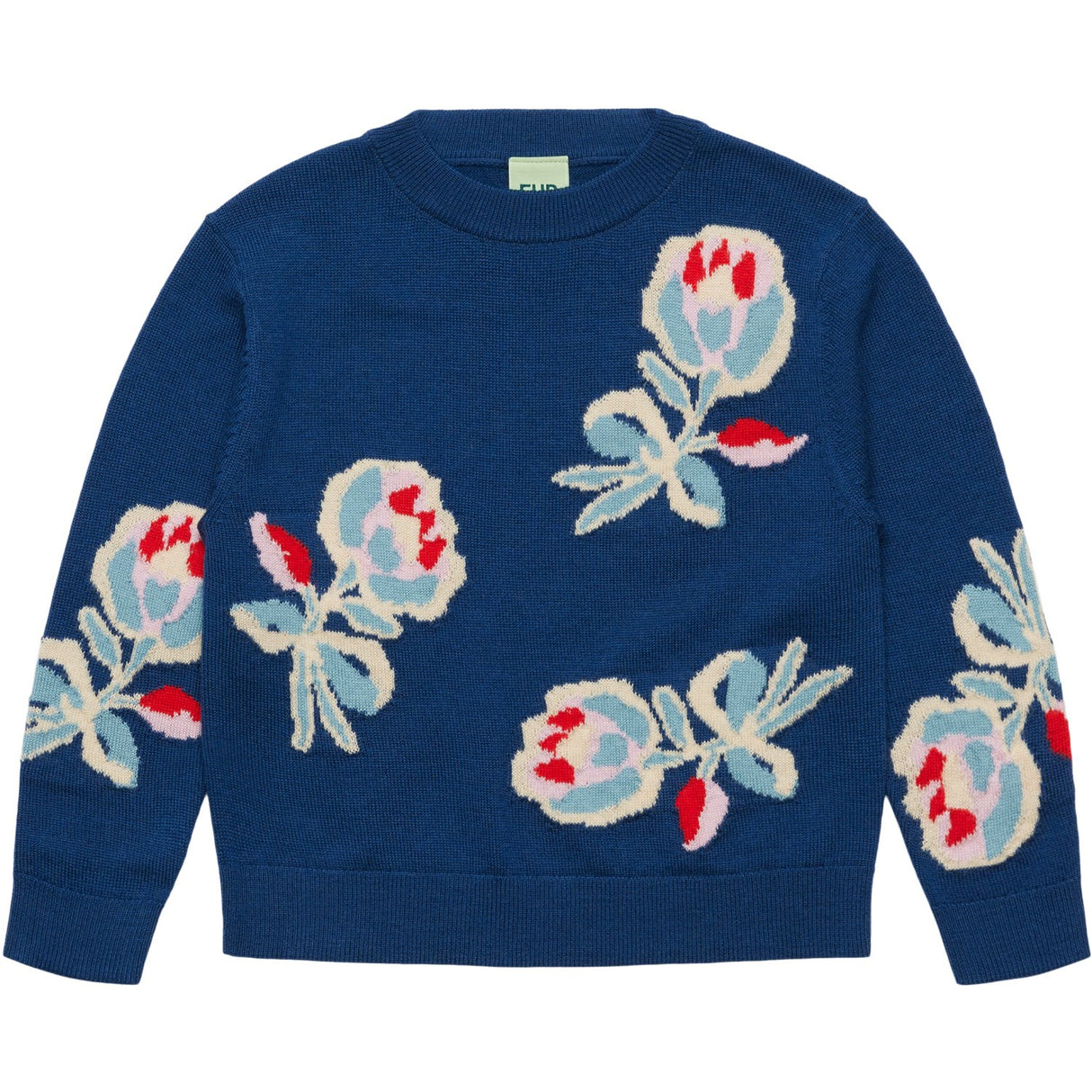 FUB Deep Indigo Jaquard Crew