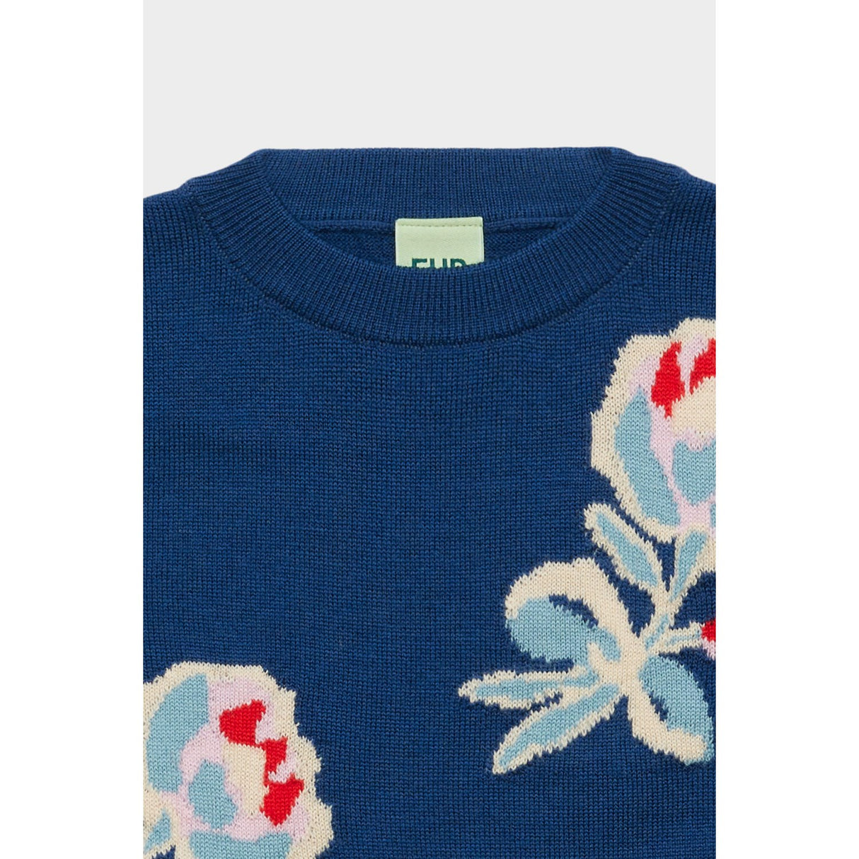FUB Deep Indigo Jaquard Crew
