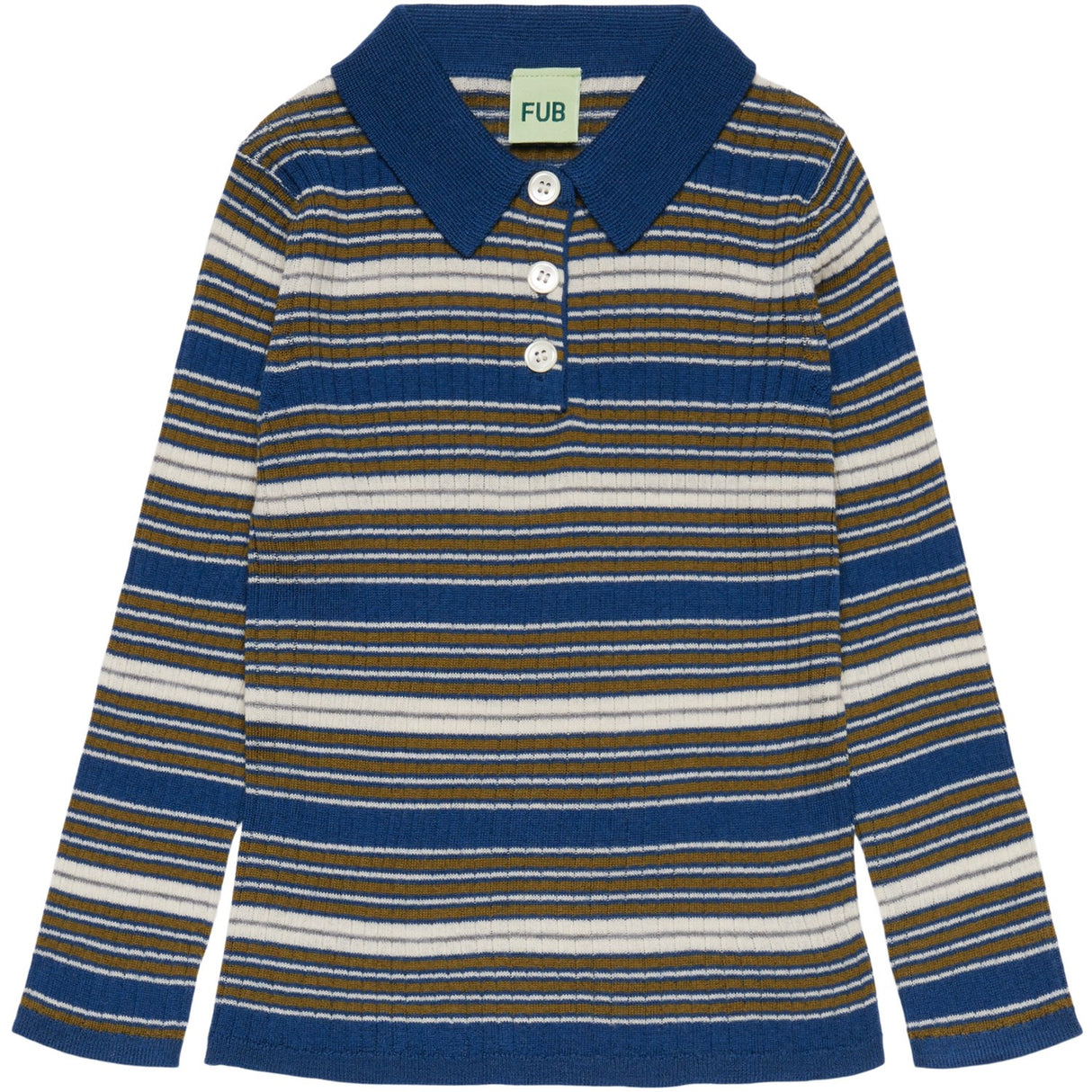 FUB Deep Indigo Rib Polo