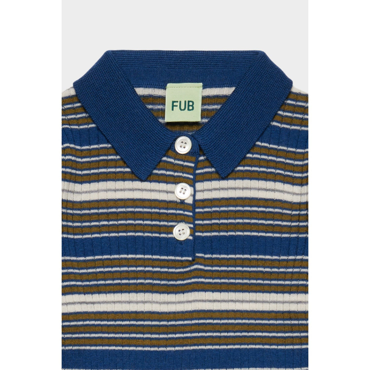 FUB Deep Indigo Rib Polo