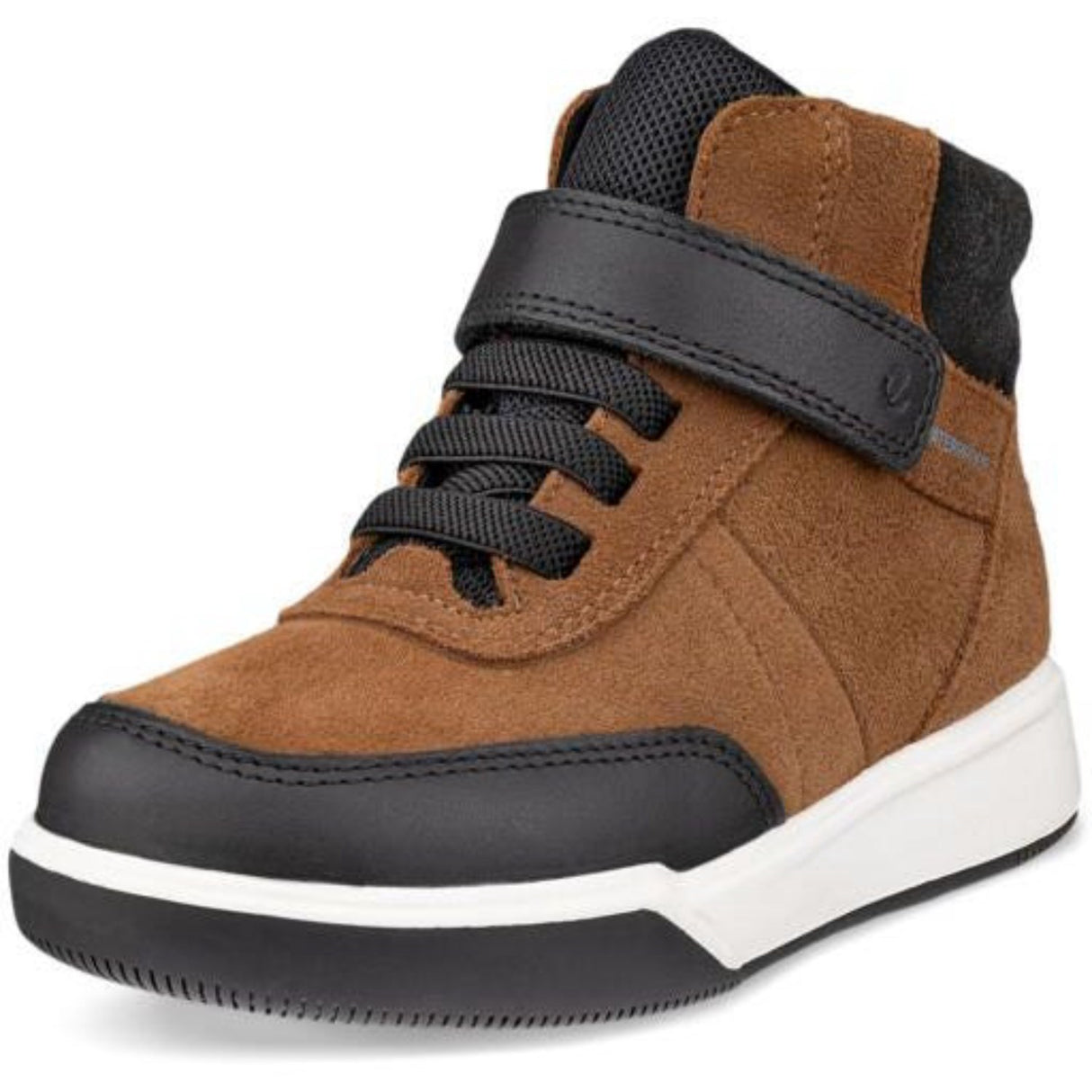 Ecco Black/Camel/Black Street Court K H Sneaker