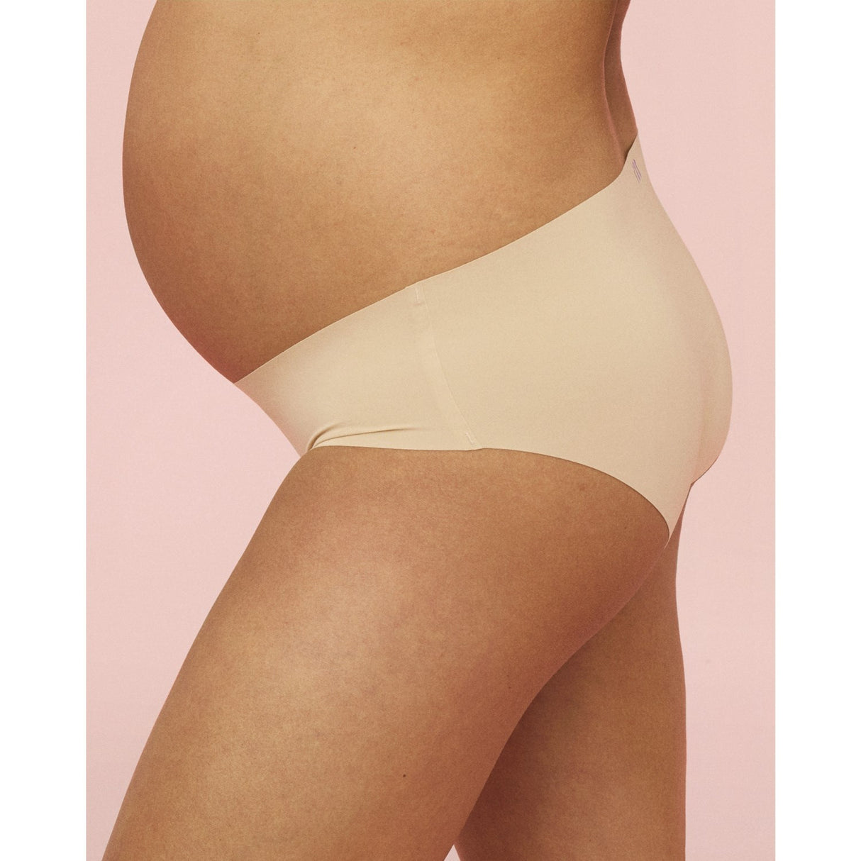 momkind Sand Ultra Seamless Under Belly Briefs, 2-Pack